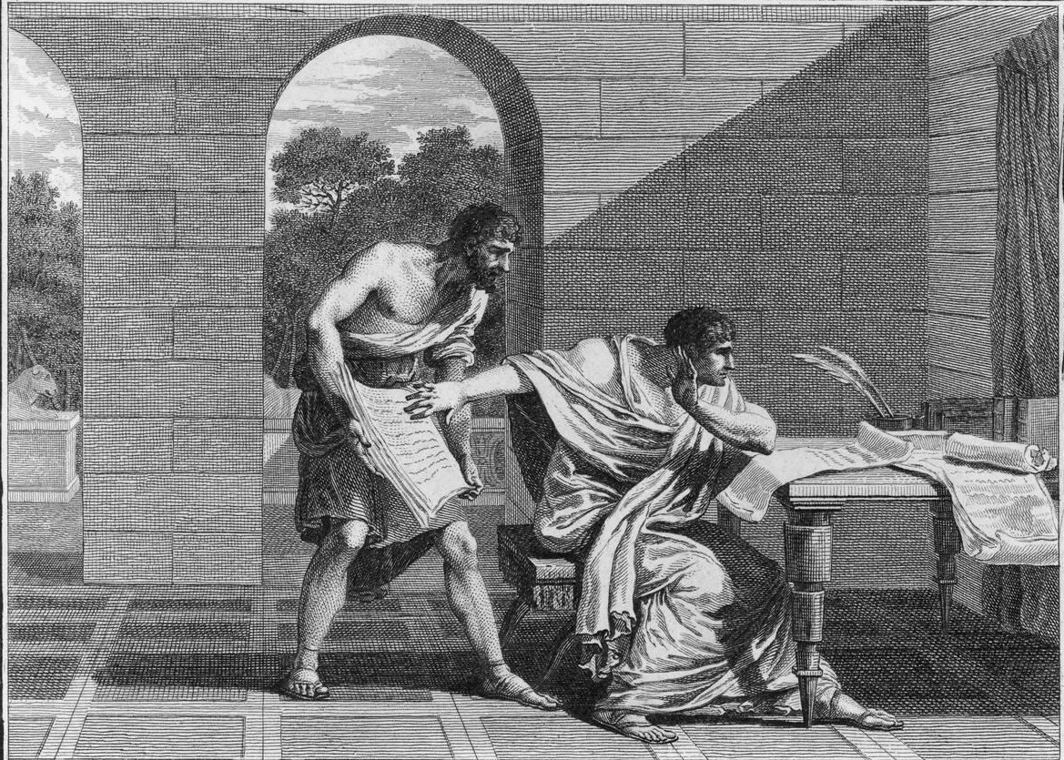 Crassus refusing to accept proof of his political enemy Carbon's crimes as the testimony was brought dishonorably