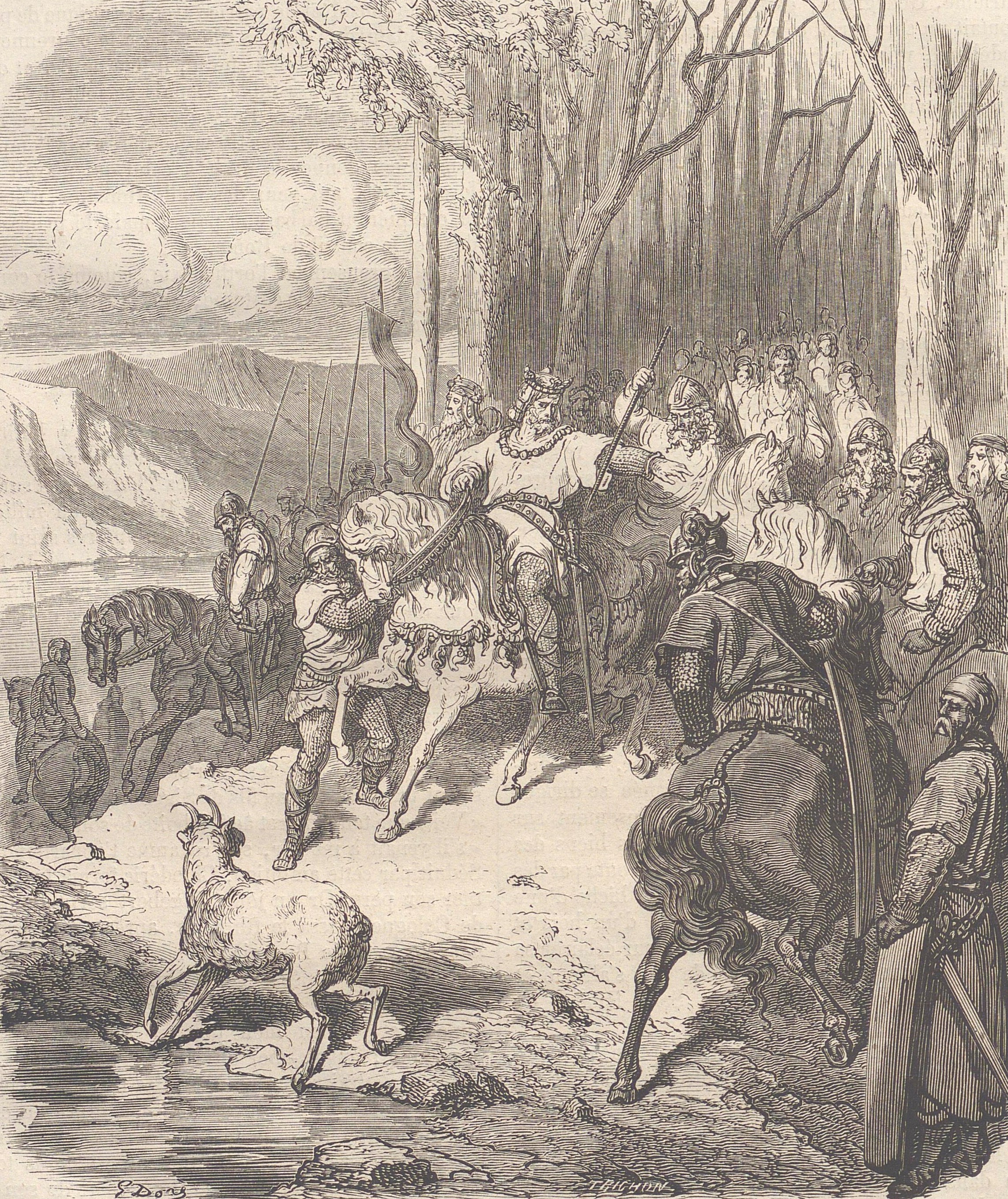 On the Banks of Vienne, a Doe Indicates a Ford that Clovis Sought