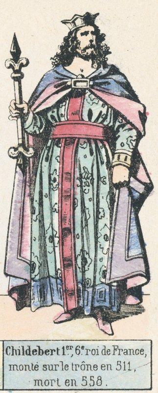 Childebert I, 6th King of France, Ascended the Throne in 511, Died in