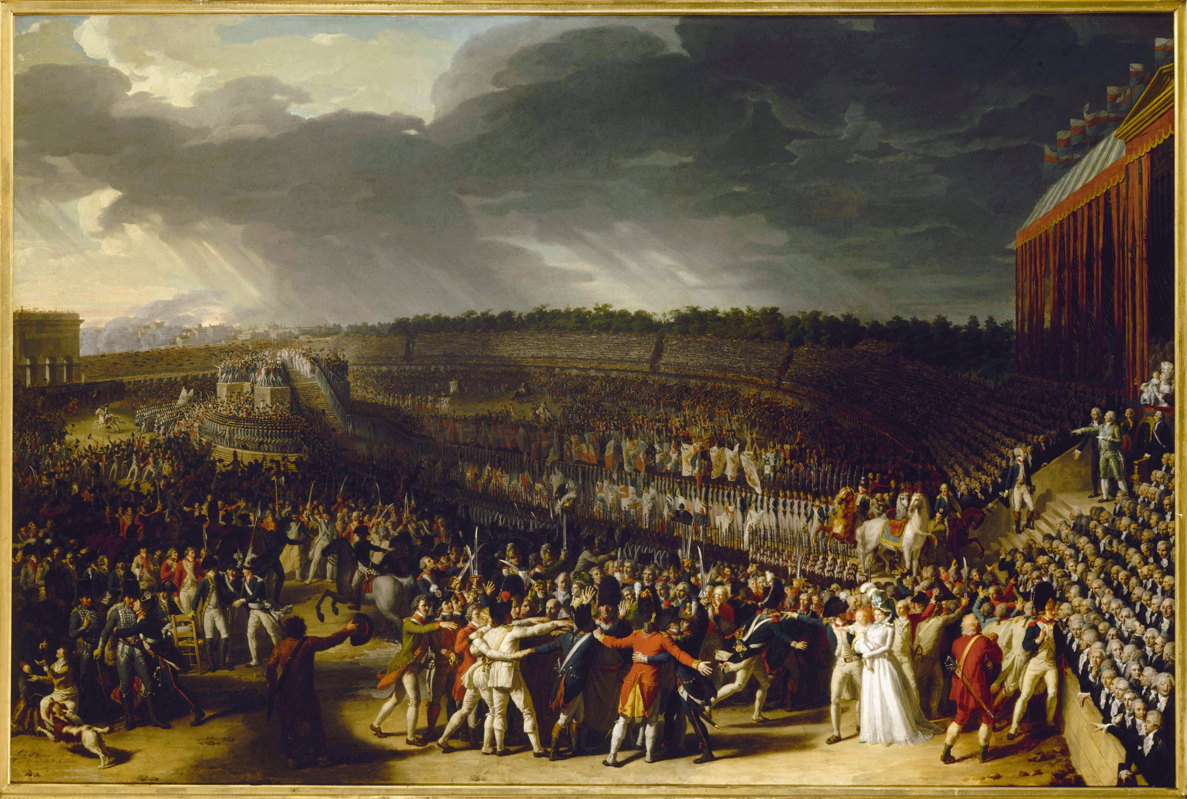 Jul 14, The Festival of the Federation, at the Champ de Mars