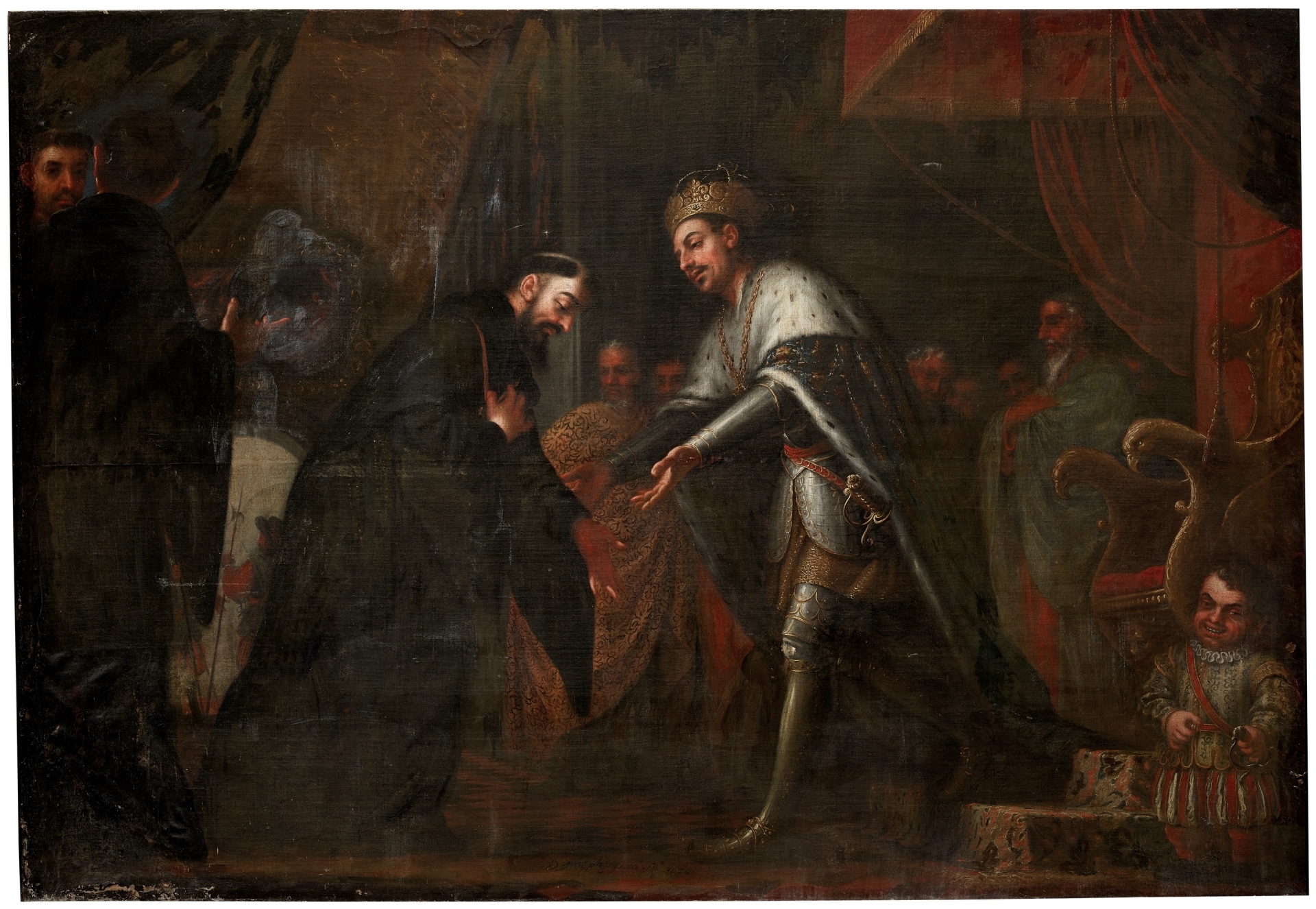 Saint Augustine before the Emperor Honorius