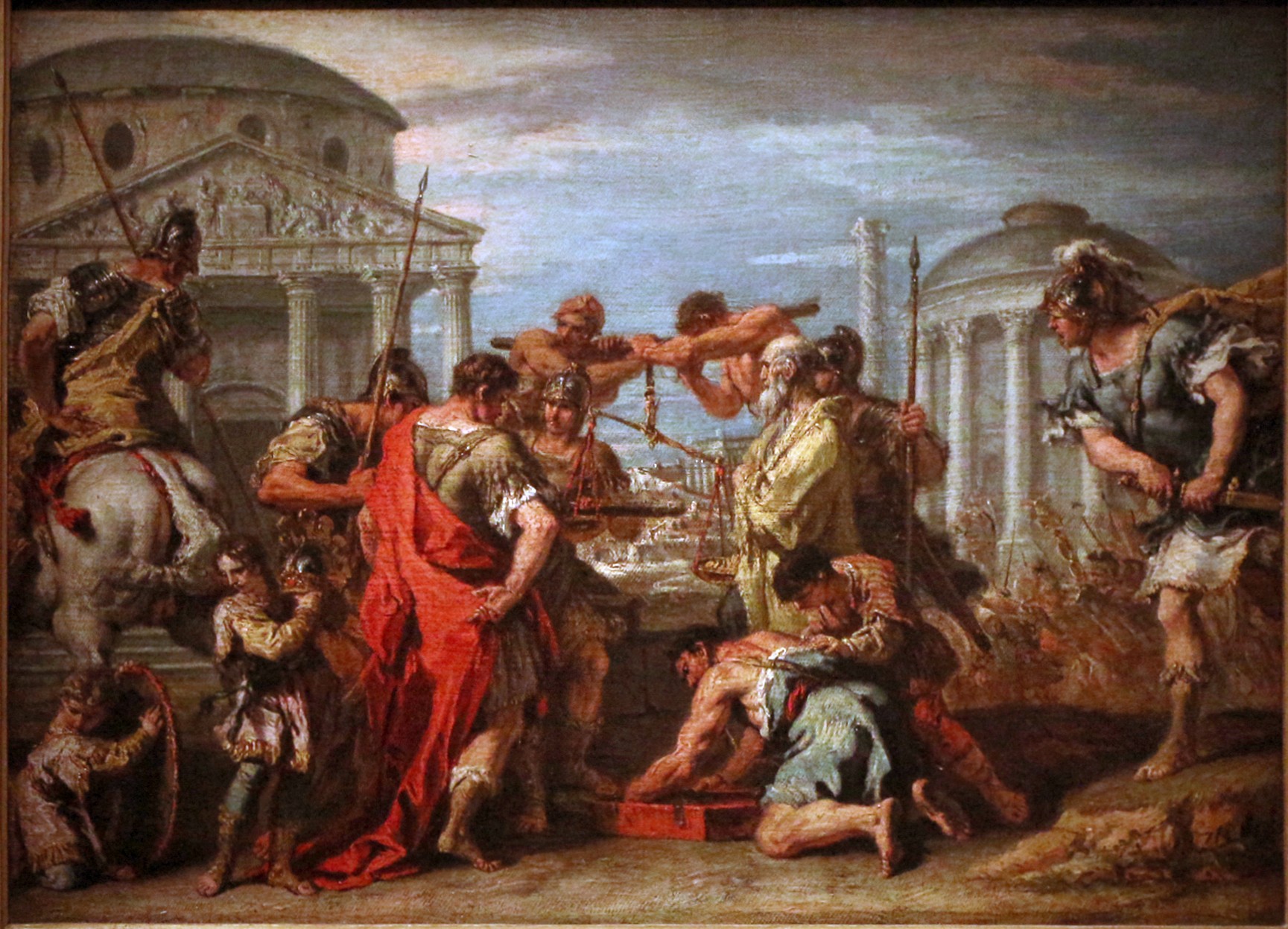 Sebastiano Ricci, Camillus Recaptures Rome from Brennus