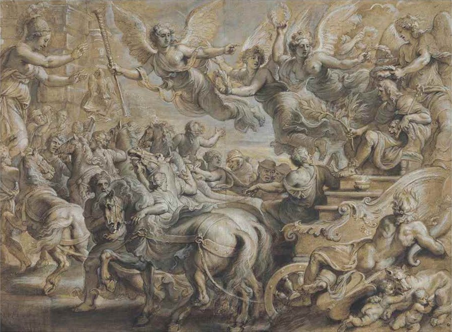 Scipio Africanus Welcomed outside the Gates of Rome by