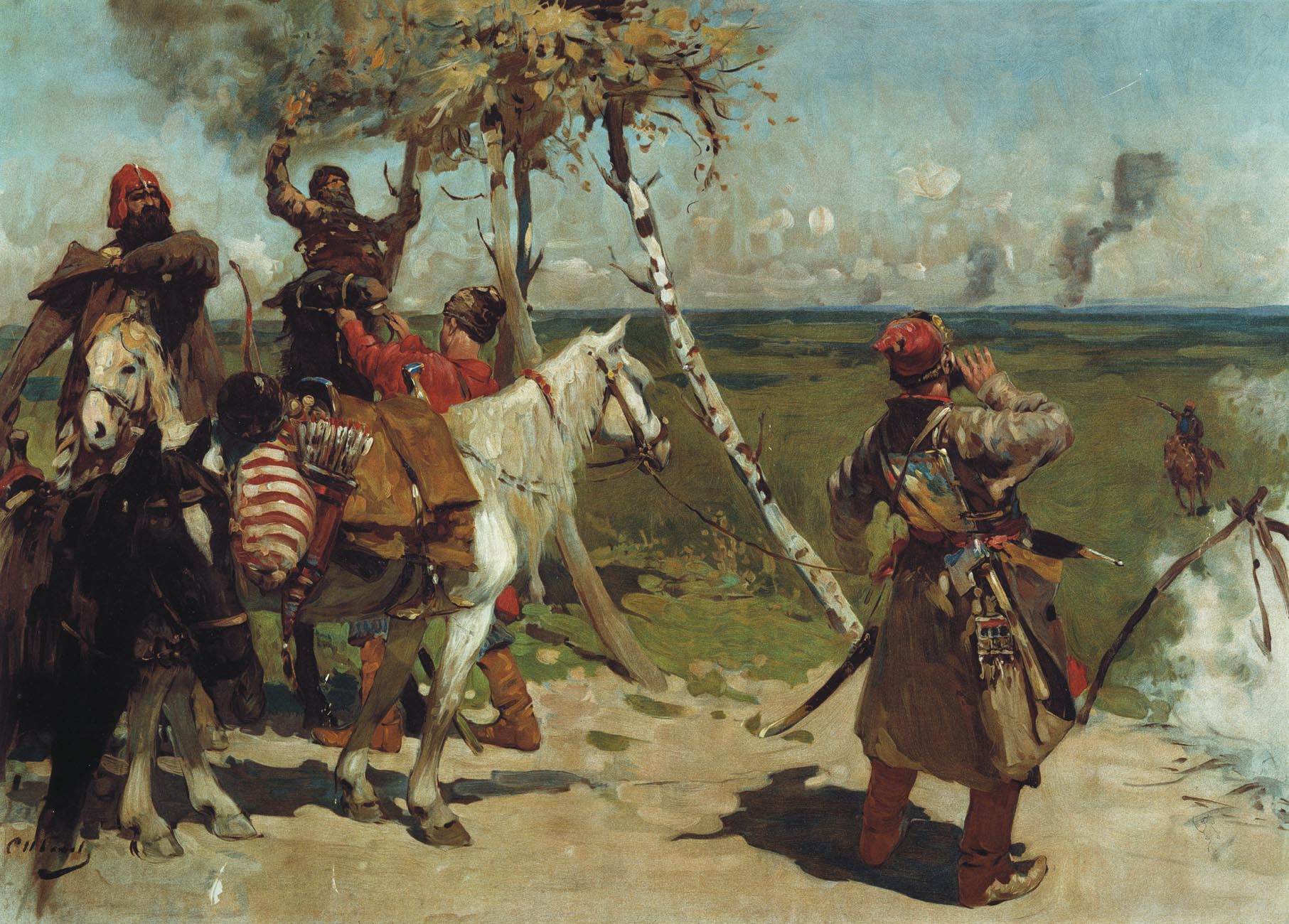 At the guarding border of the Moscow state