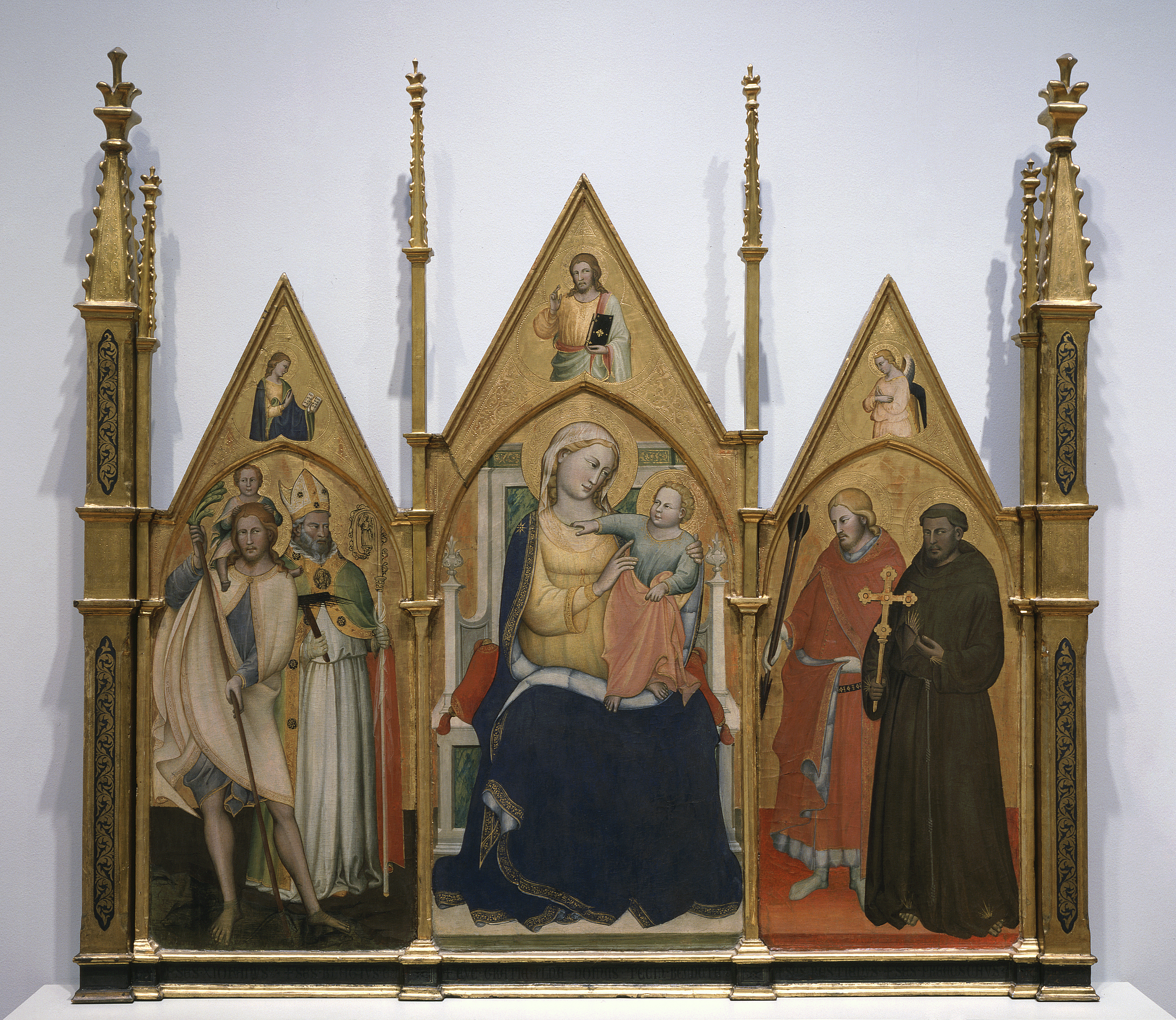 Madonna and Child Enthroned with Sts. Christopher, Blaise