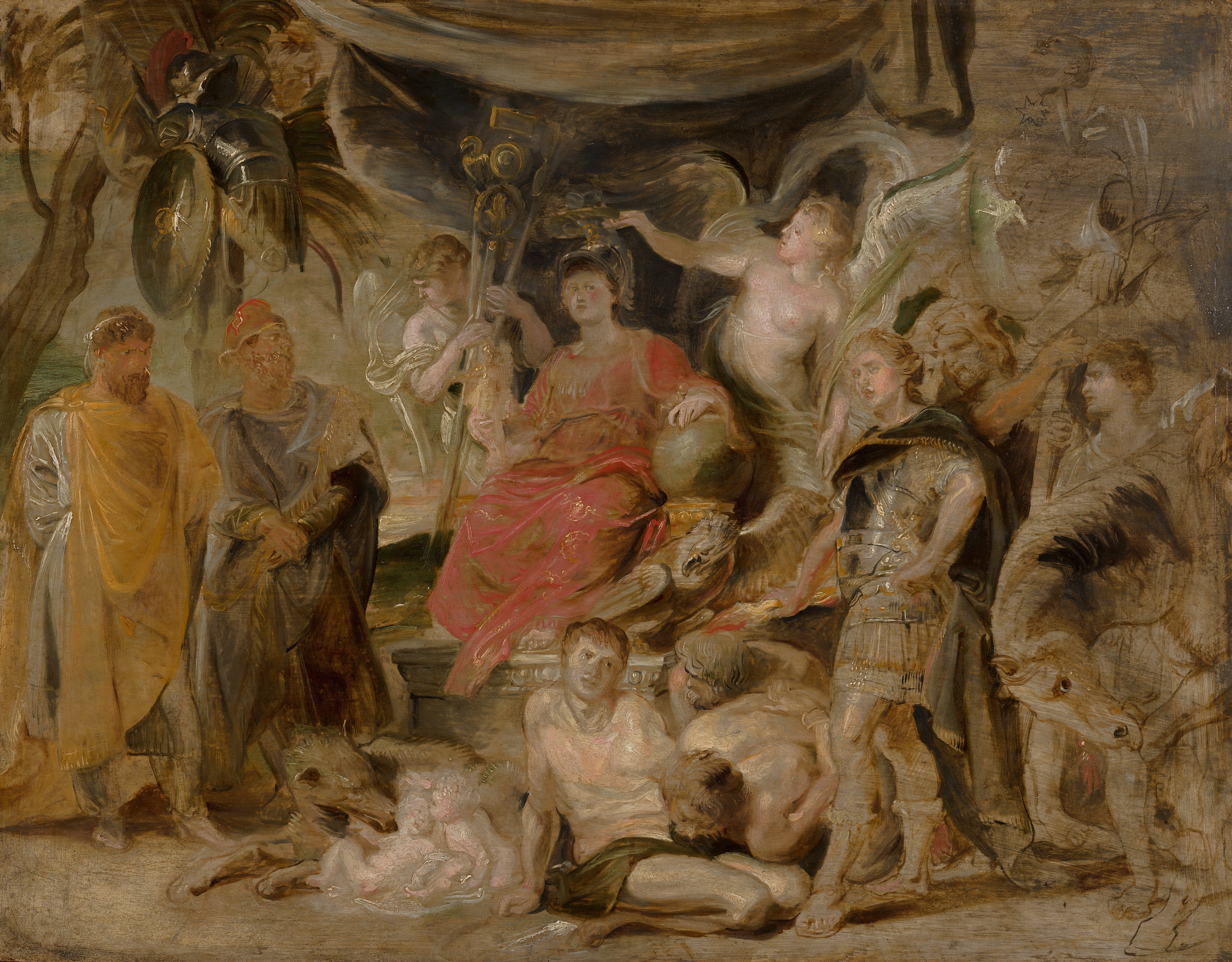 The Triumph of Rome,The Youthful Emperor Constantine Honouring Rome