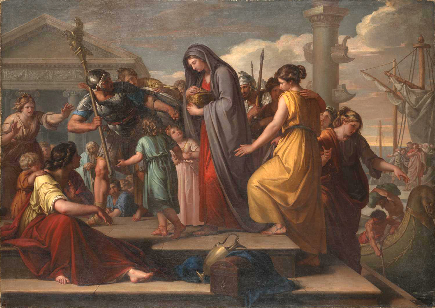 Agrippina Landing at Brindisium with the Ashes of Germanicus