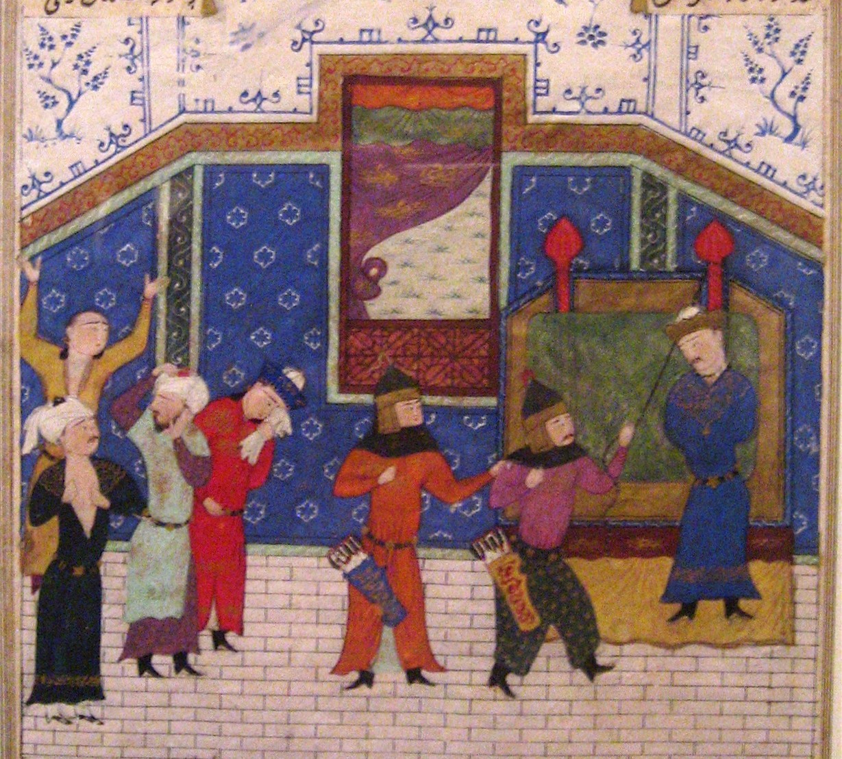 Hormuz Tied to a Column and Beaten
