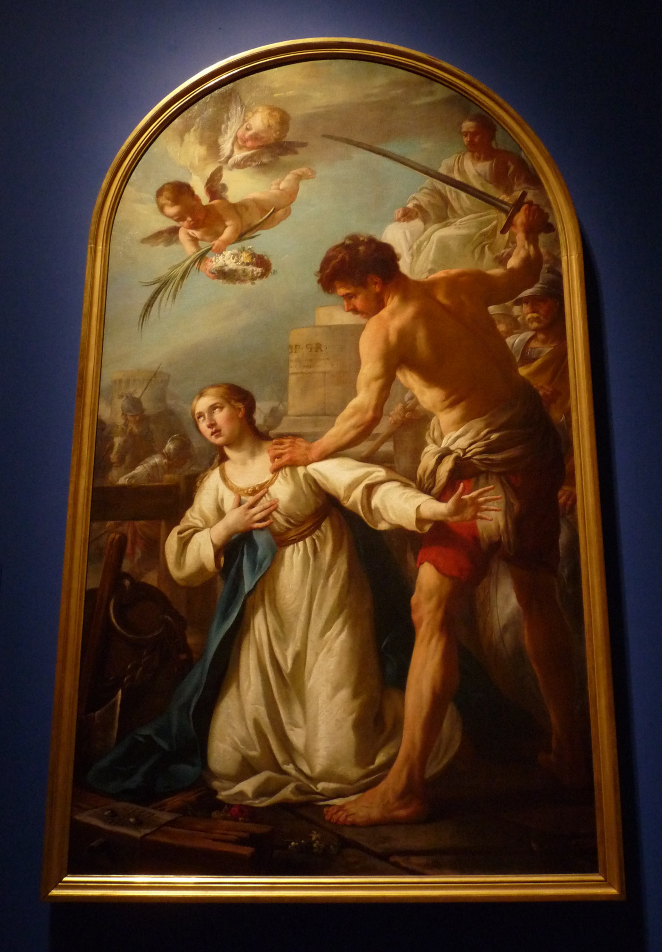 The Martyrdom of Saint Catherine by Joseph-Marie Vien