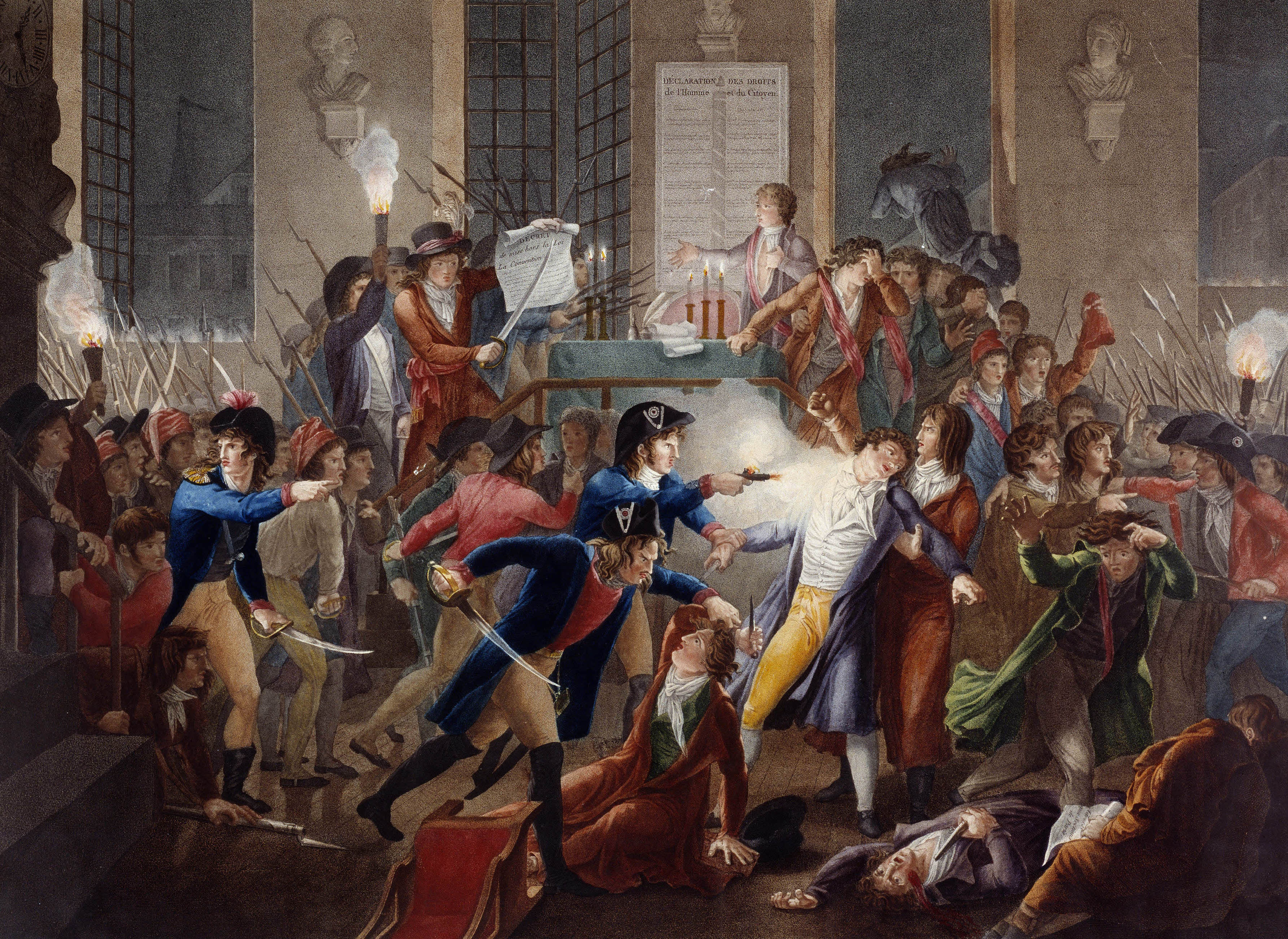 Arrest of Robespierre, The Night of the 9th to 10th Thermidor, Year II, 27th July