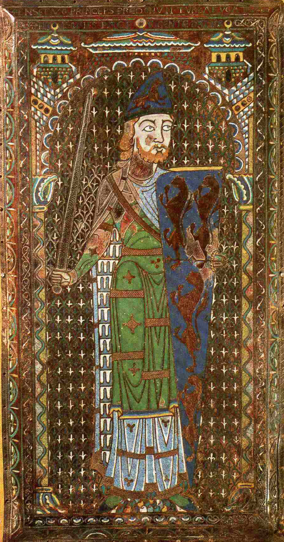 Geoffrey Plantagenet, Count of Anjou, Enamel effigy