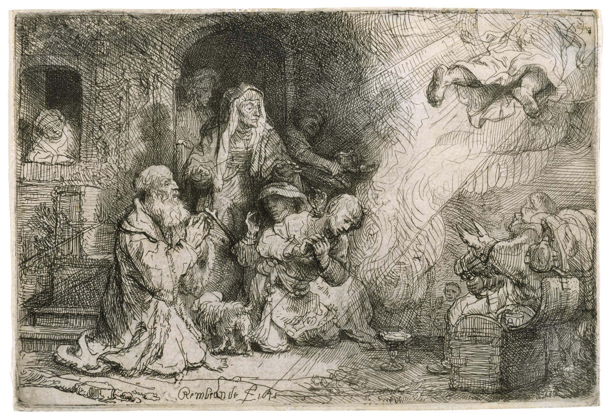The Angel Departing from the Family of Tobias -