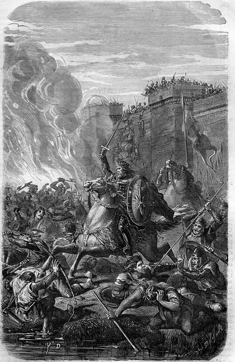 Invasion and Looting of Rome by Alaric I, King of the Visigoths Lachatre
