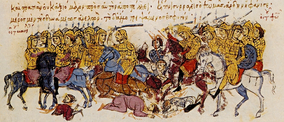 Thomas the Slav's troops defeat the imperial army in Asia Minor, during Thomas's revolt against Michael II the Amorian
