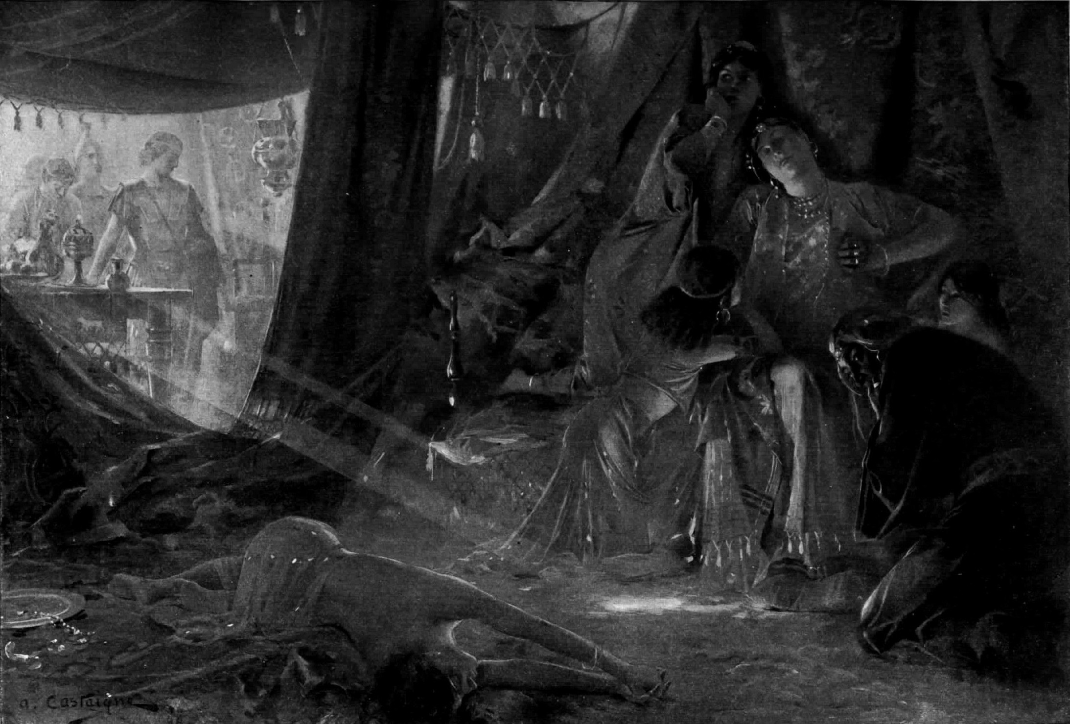 Alexander visits the Persian queens and Princesses after the battle of Issus