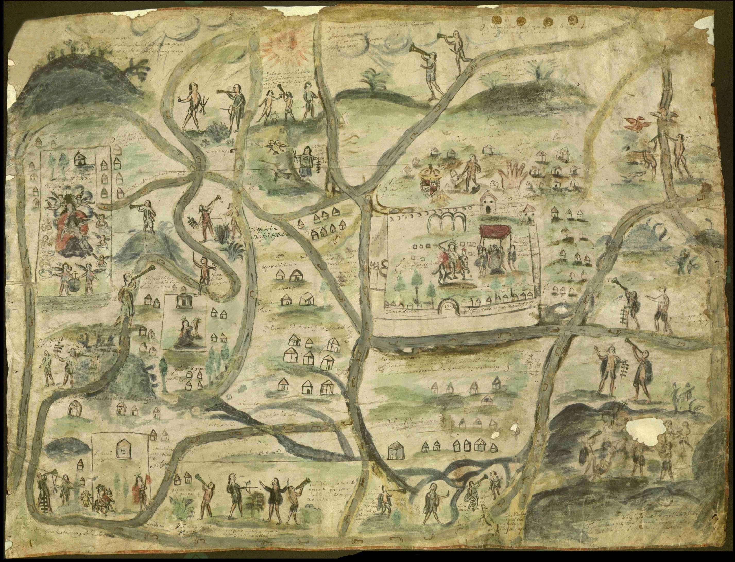 Mapa de Santiago Quanepopohualco