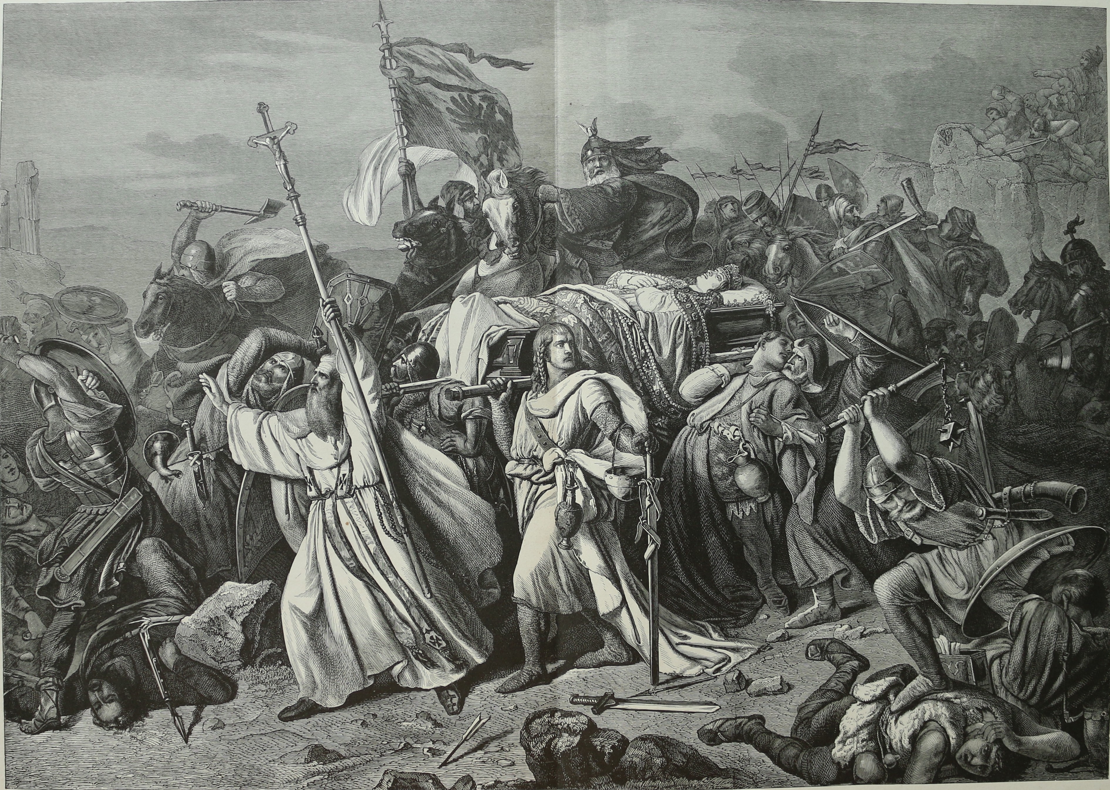 Transfer of the Corpse of Otto III from Italy to Germany