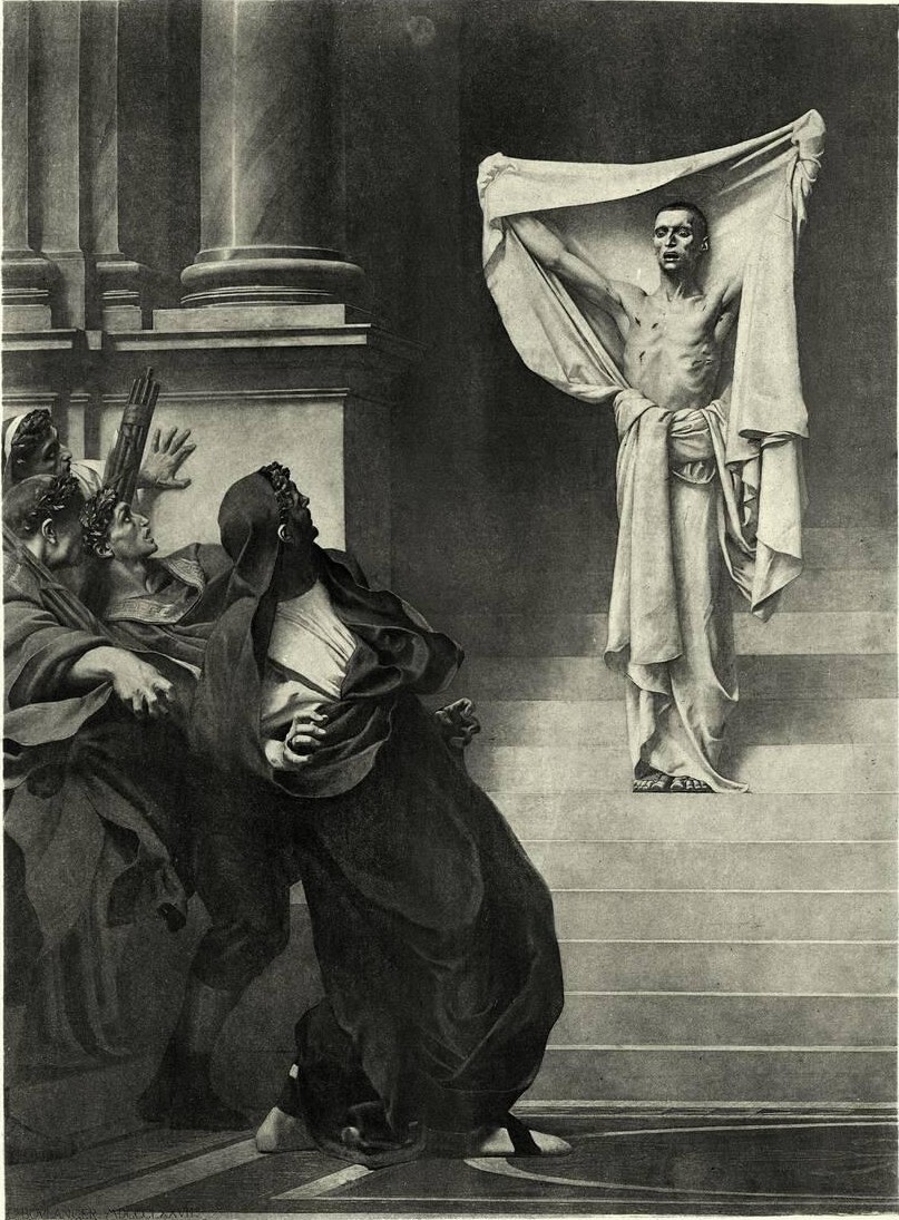 St Sebastian appearing to the Emperor Maximien Hercules. After Gustave Boulanger