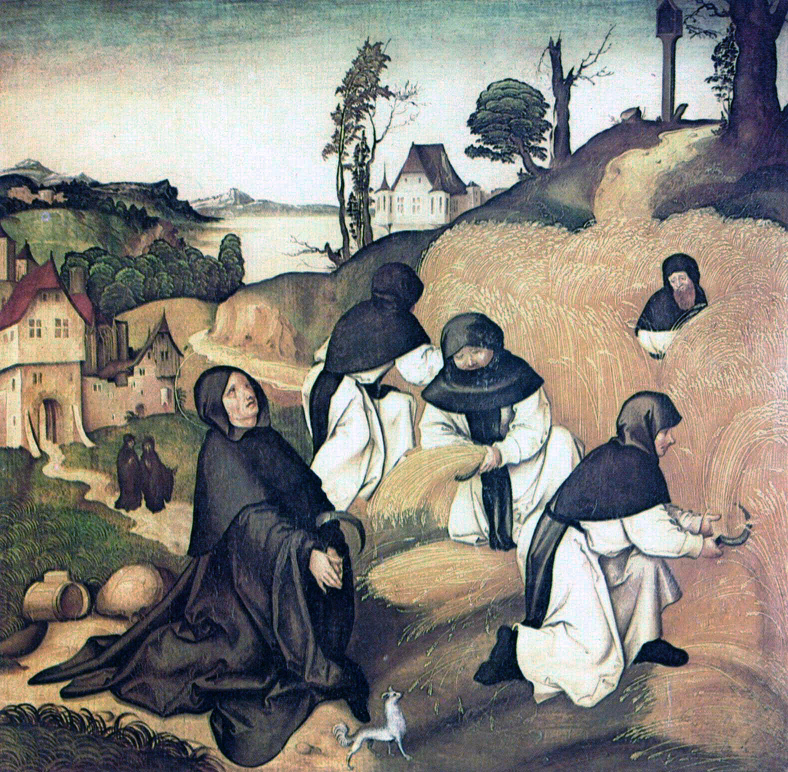 Bernhard Altar, Scenes from the Life of St Bernard