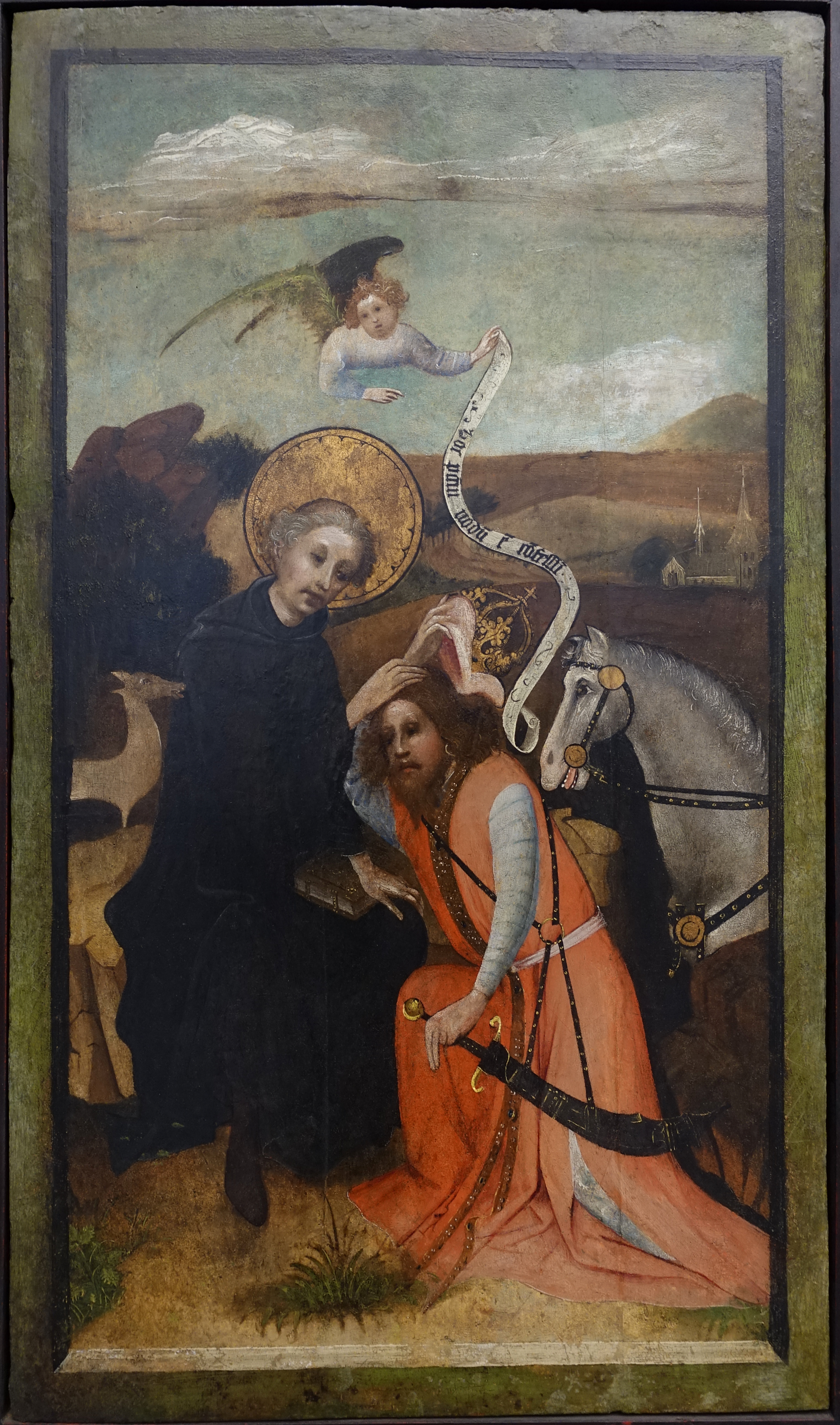 Charlemagne confesses to St. Giles