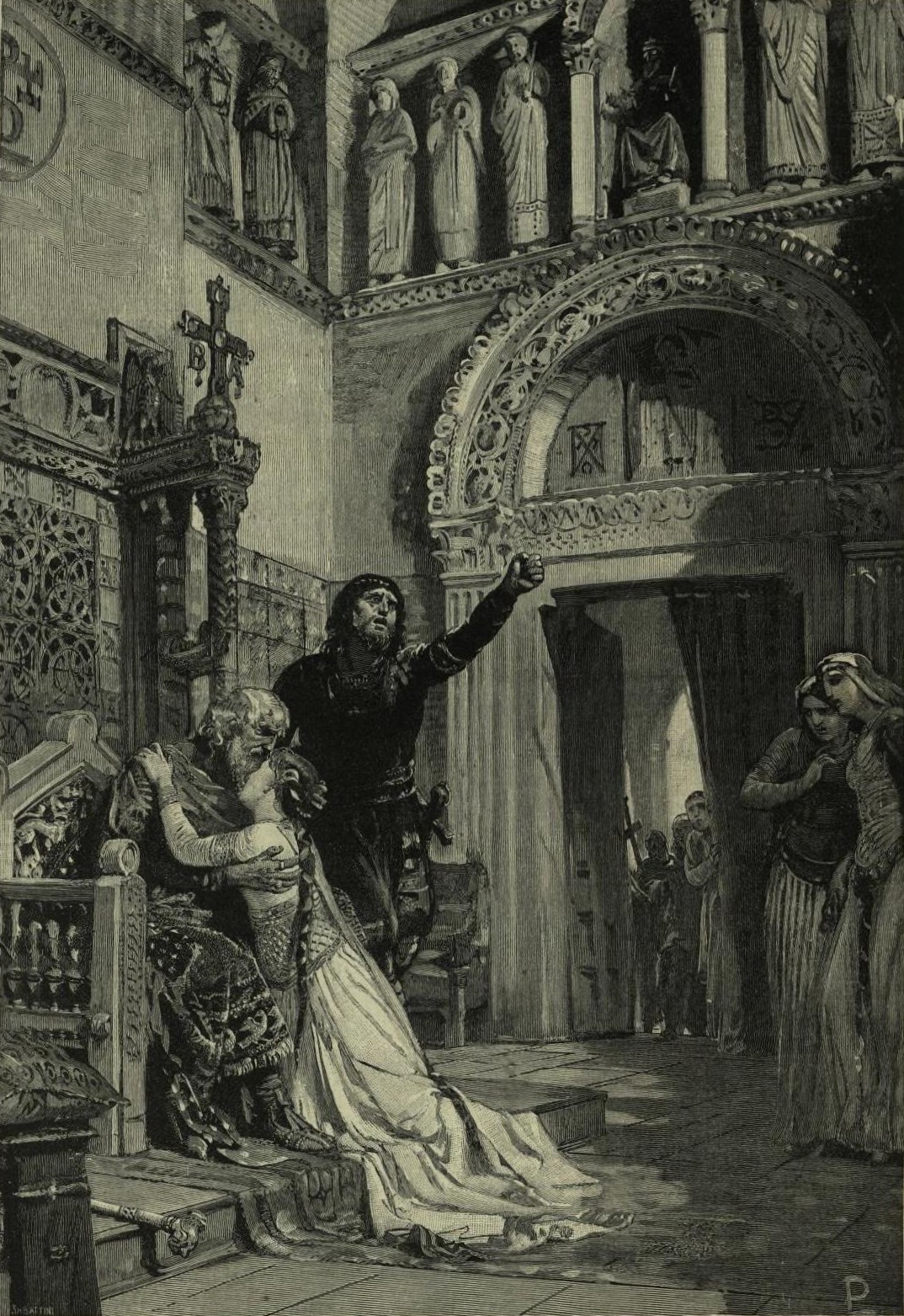 Desiderata coming back to her father Desiderius