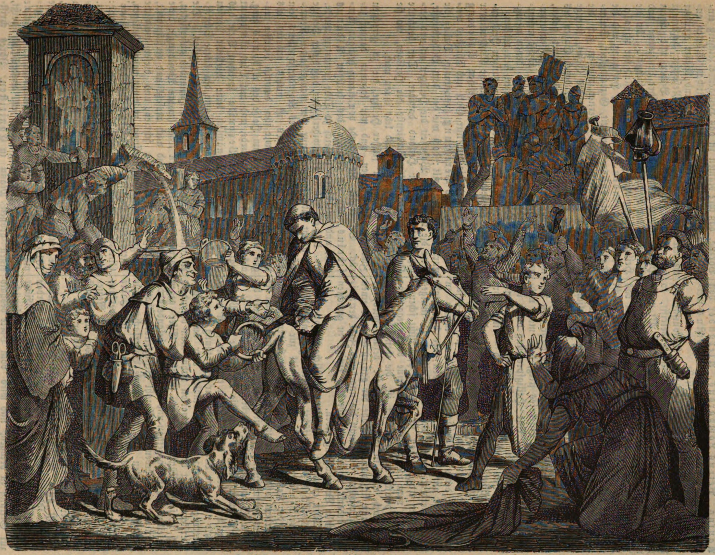 maybe Antipope John XVI led to the place of execution