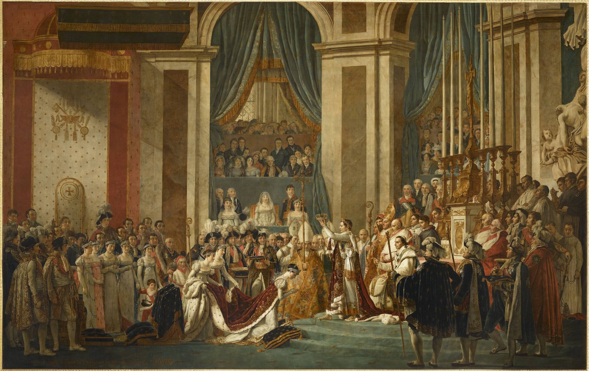 The Coronation of Napoleon and Crowning of Josephine at Notre-Dame de Paris