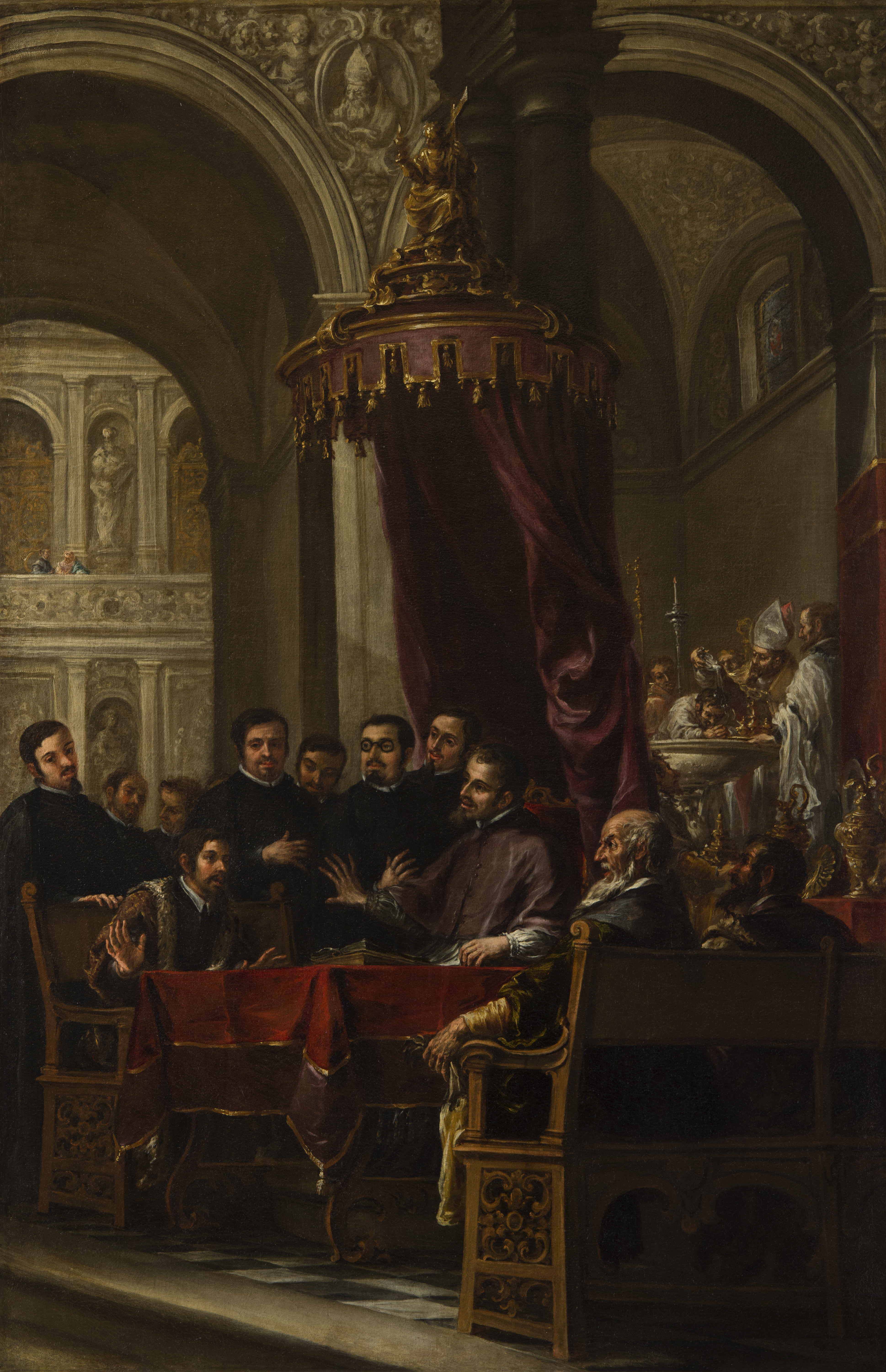 Conversion and Baptism of St. Augustine by St. Ambrose