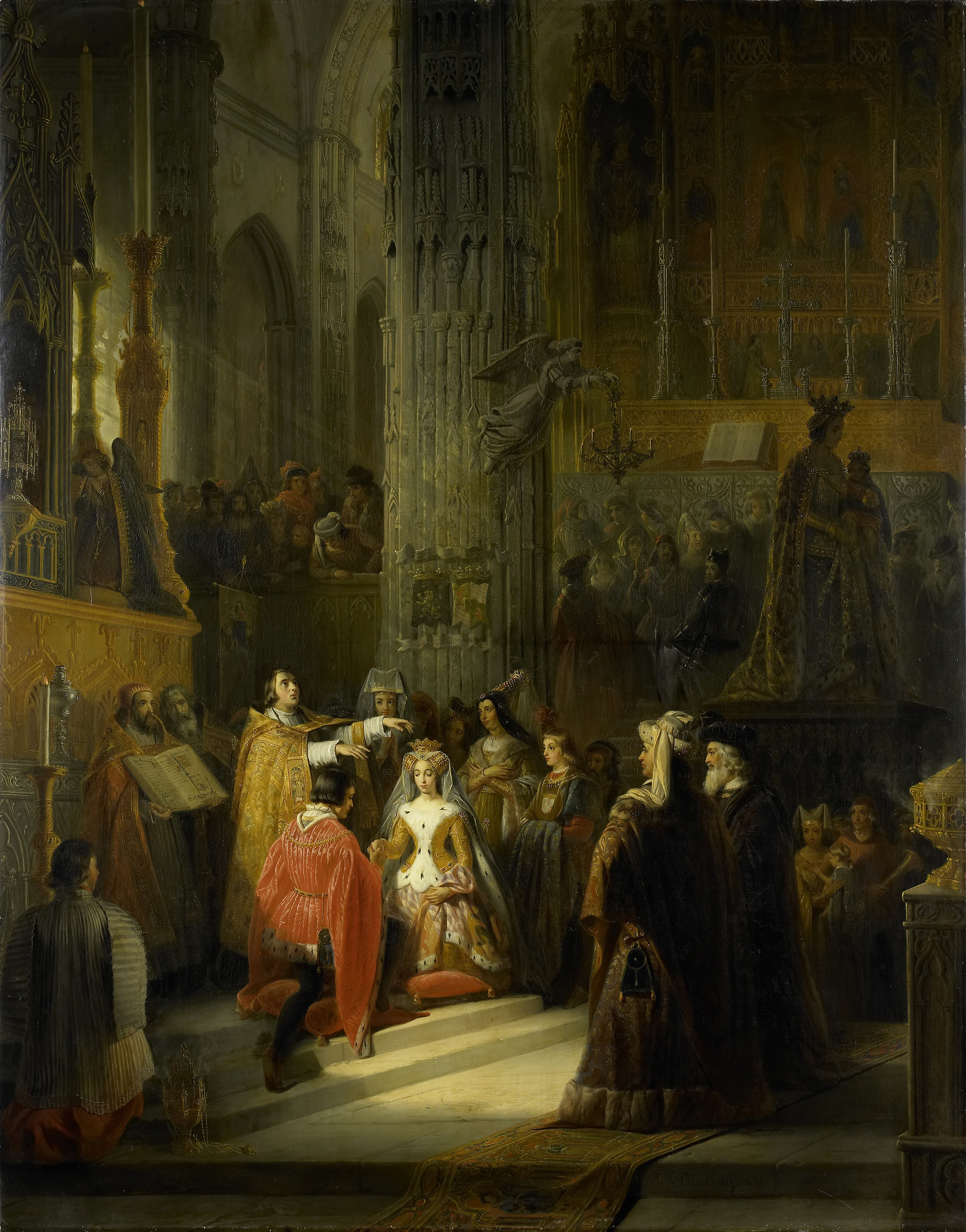 The marriage of Jacoba of Bavaria, Countess of Holland, and John IV, Duke of Brabant