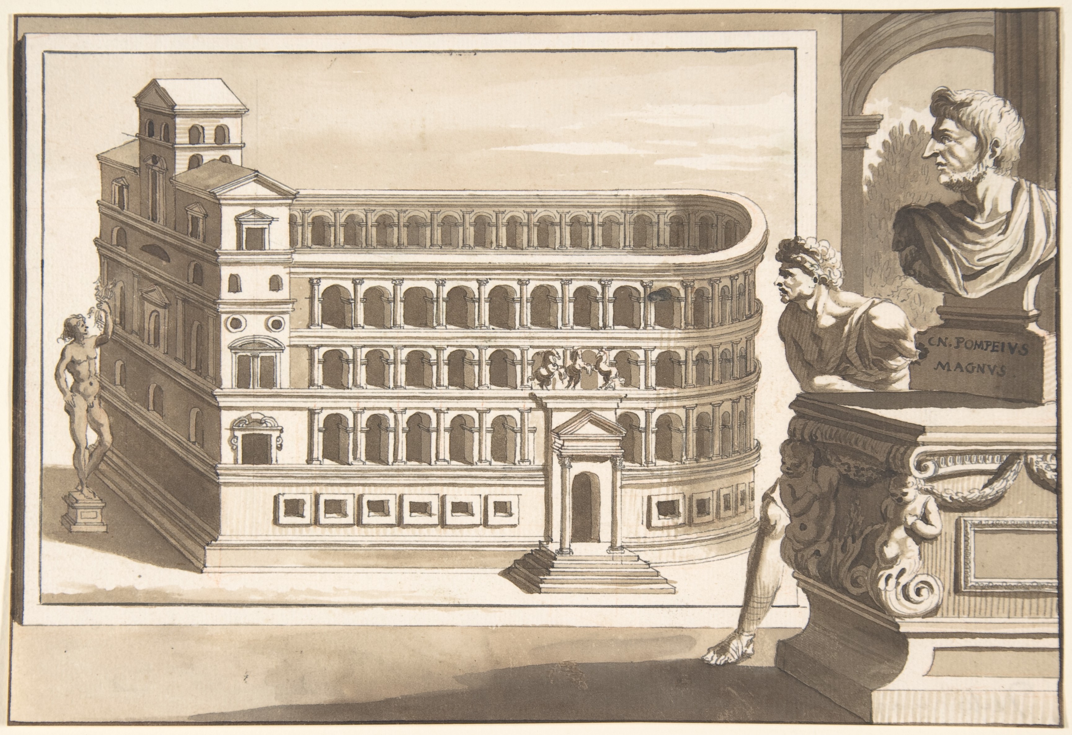 A Reconstruction of the Theatre of Pompey