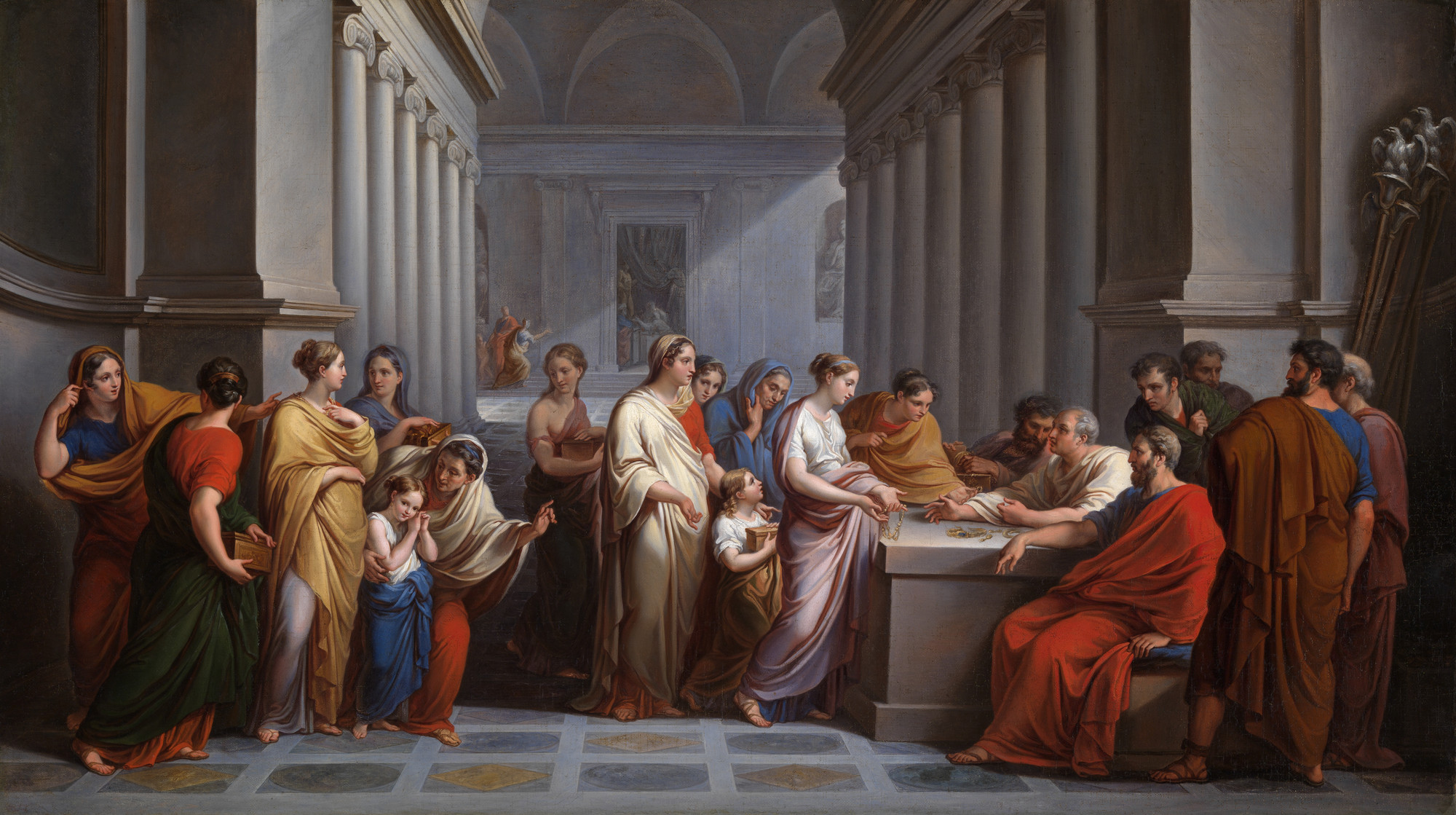 Roman Women Offering Their Jewellery in Defence of the State