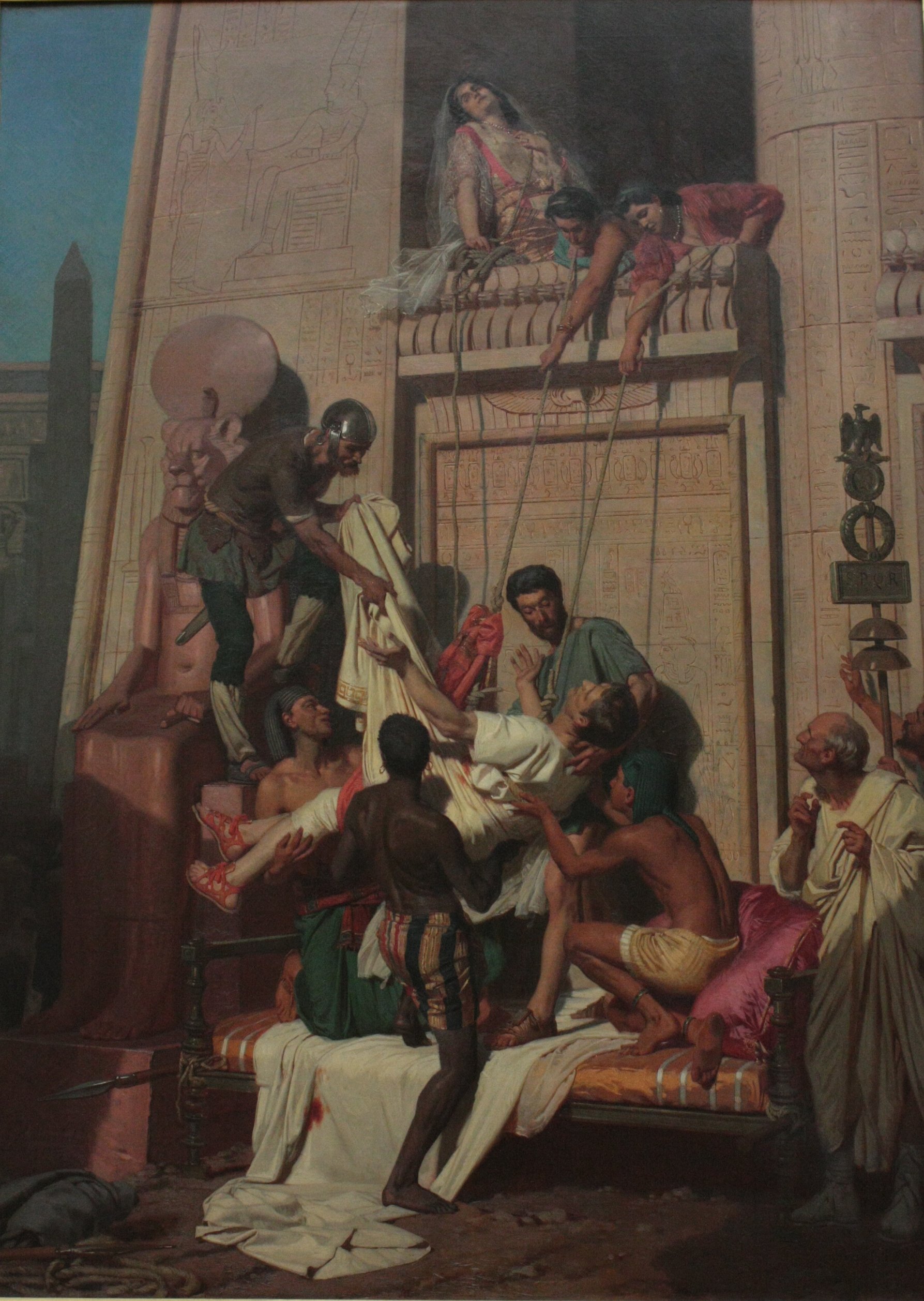 Antony Brought Before Cleopatra