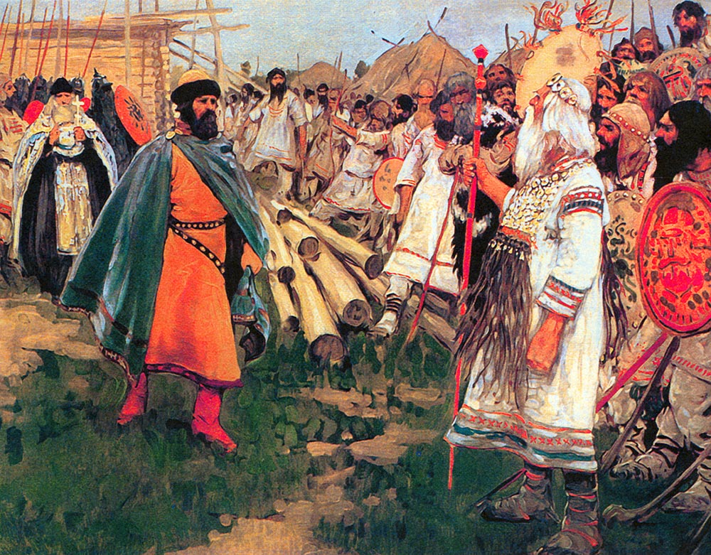 Yan Vyshatich and pagans