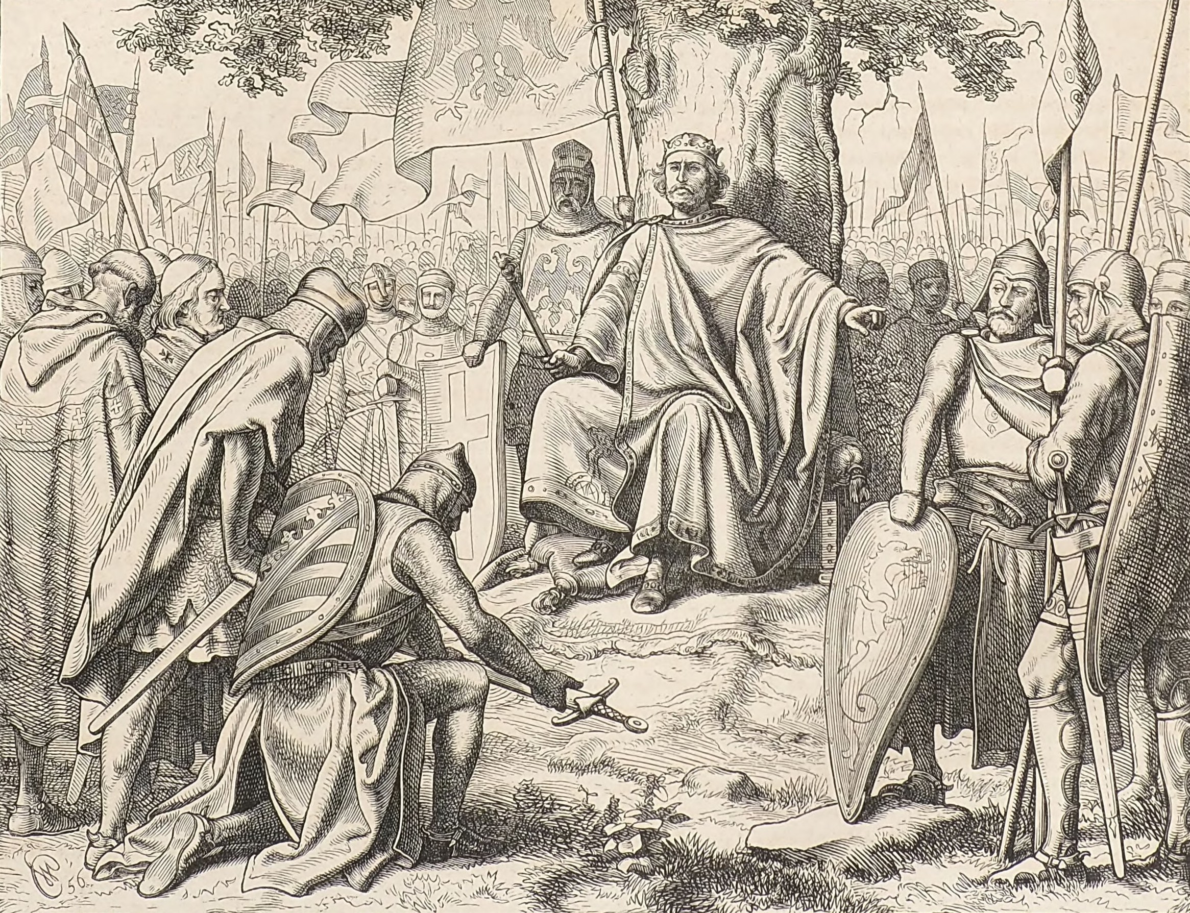 Subjugation of the Saxon princes to Henry IV by Spira