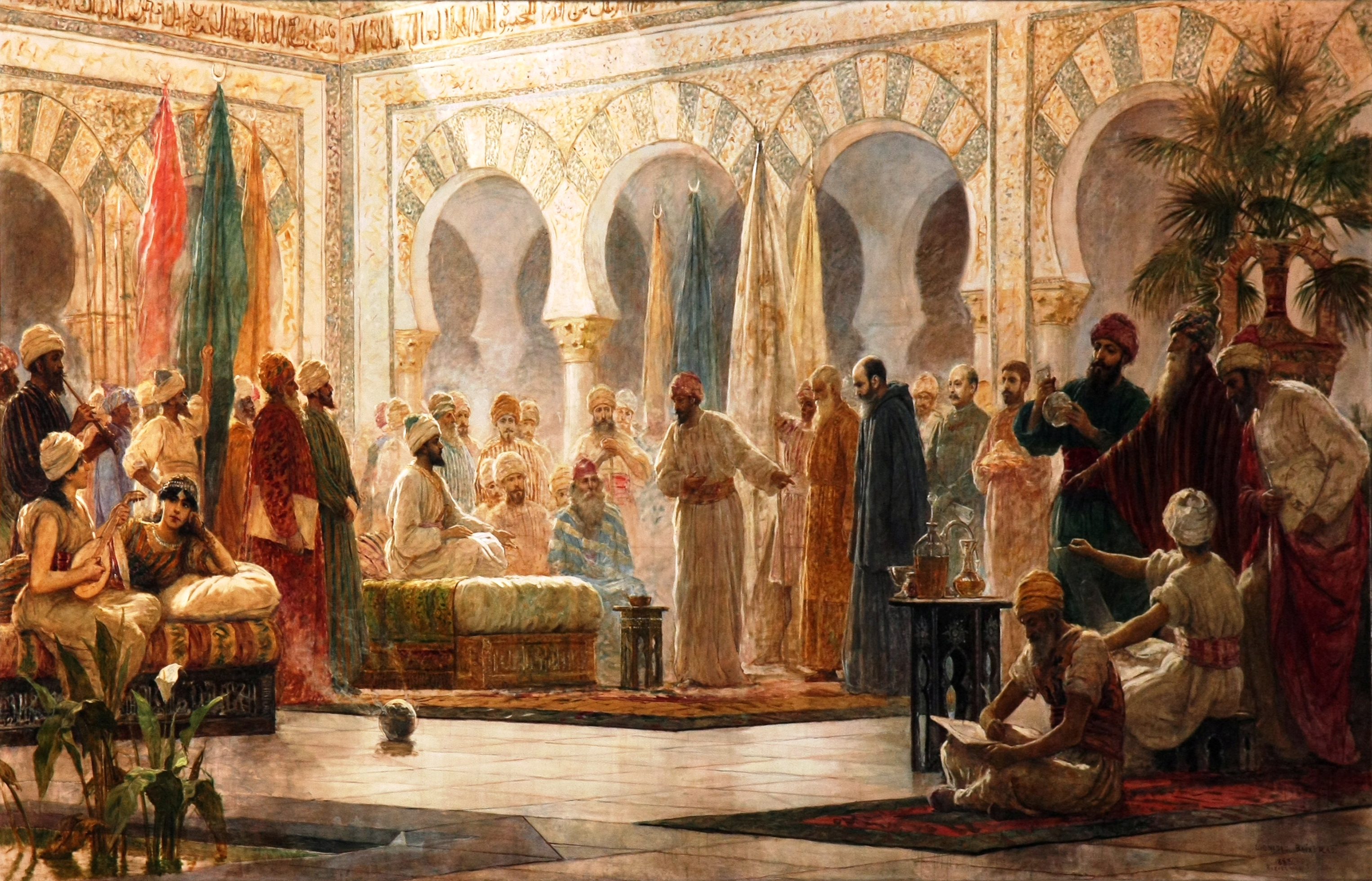 Abd al-Rahman III Receiving the Ambassador