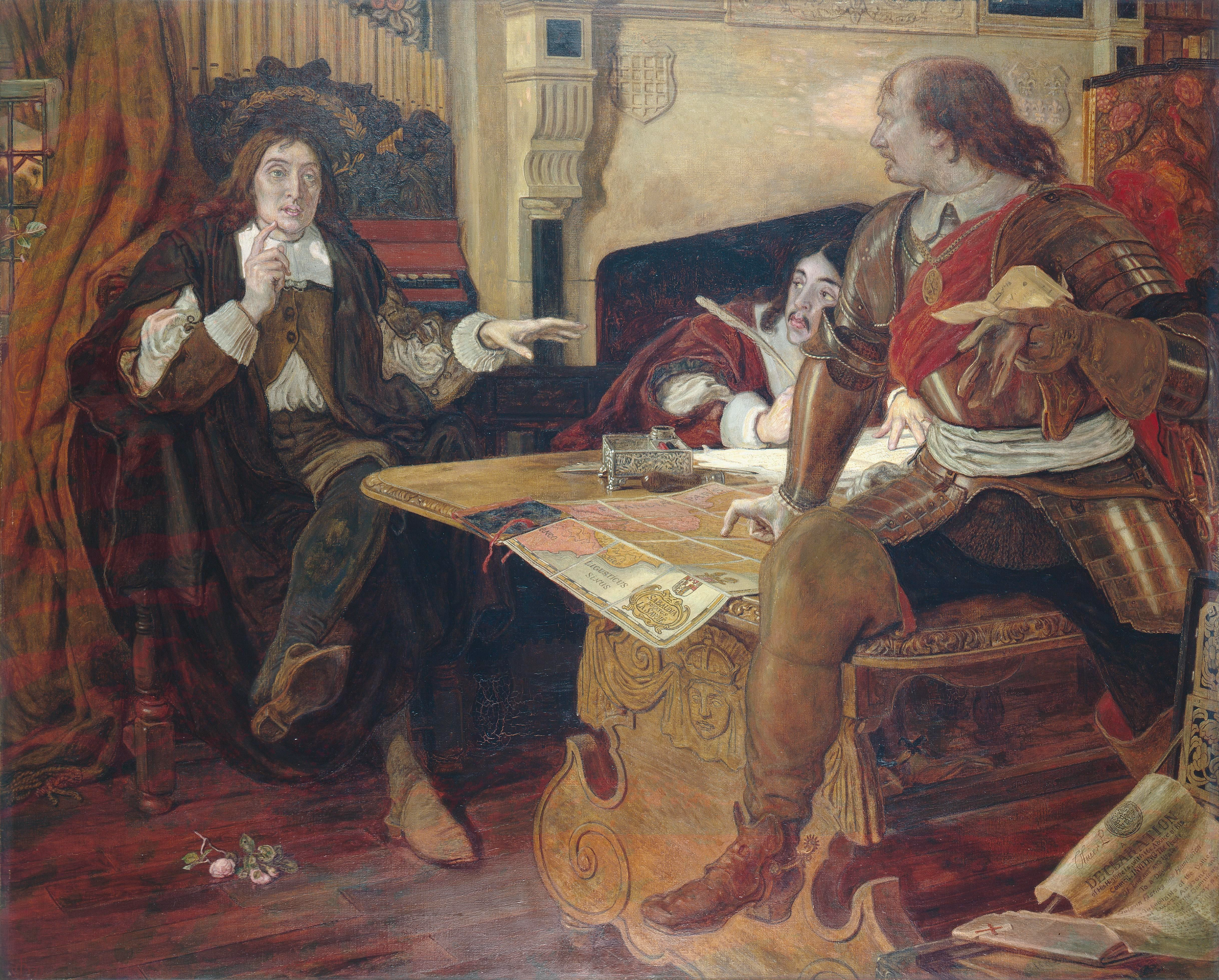 Cromwell, Protector of the VaudoisFord Madox Brown