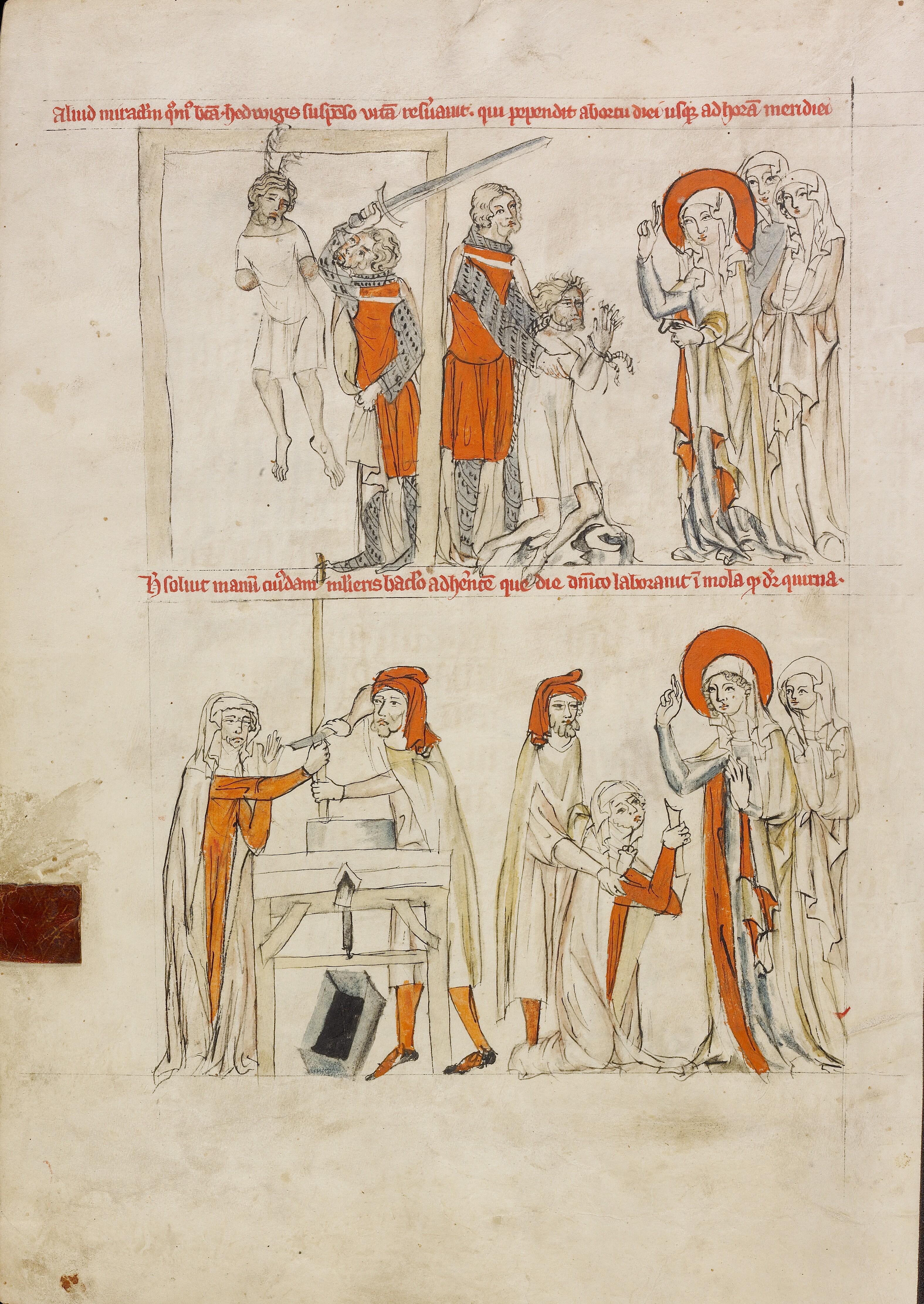 Saint Hedwig Rescuing a Man from Hanging