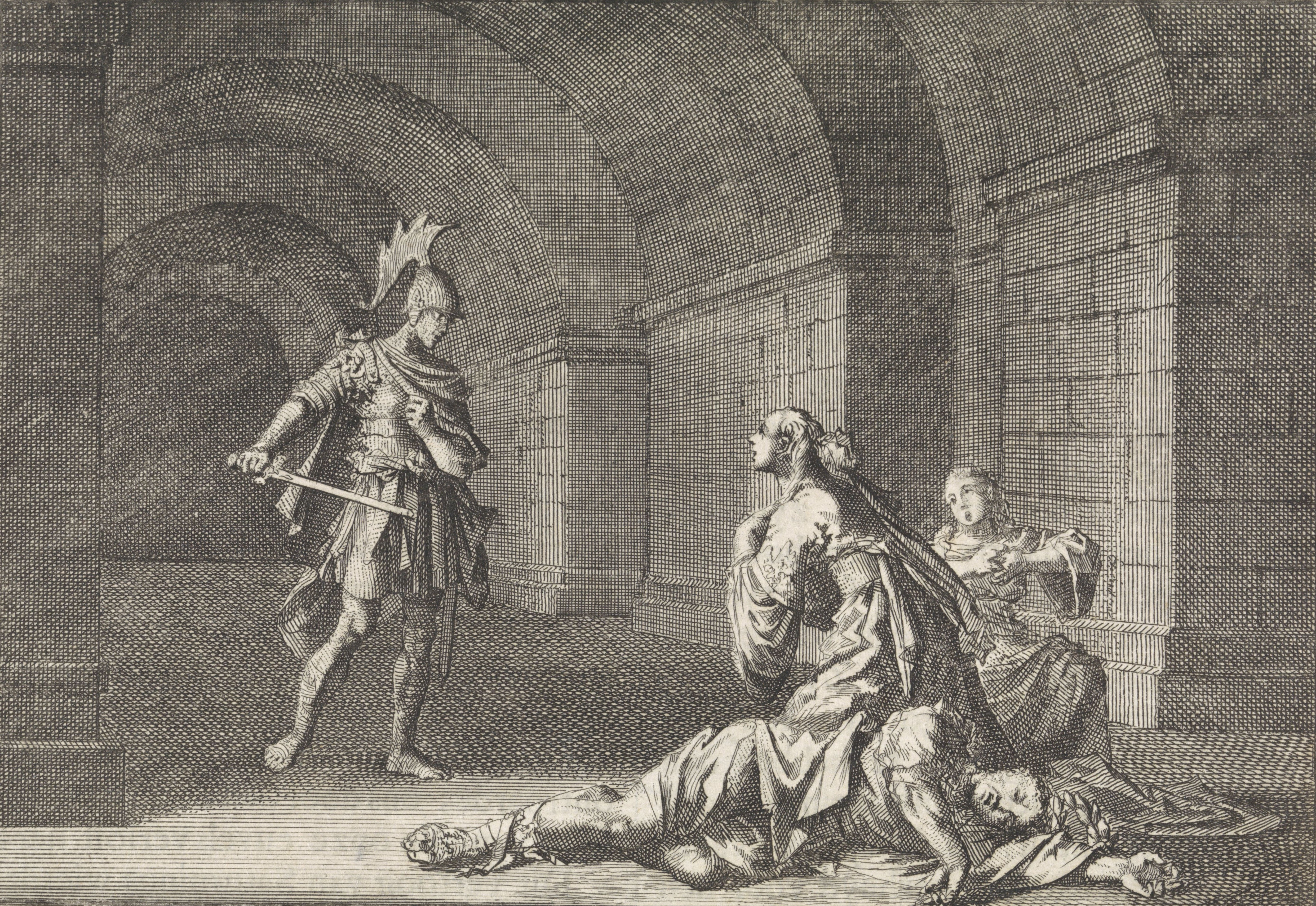 Caesonia killed by Lupus with her daughter
