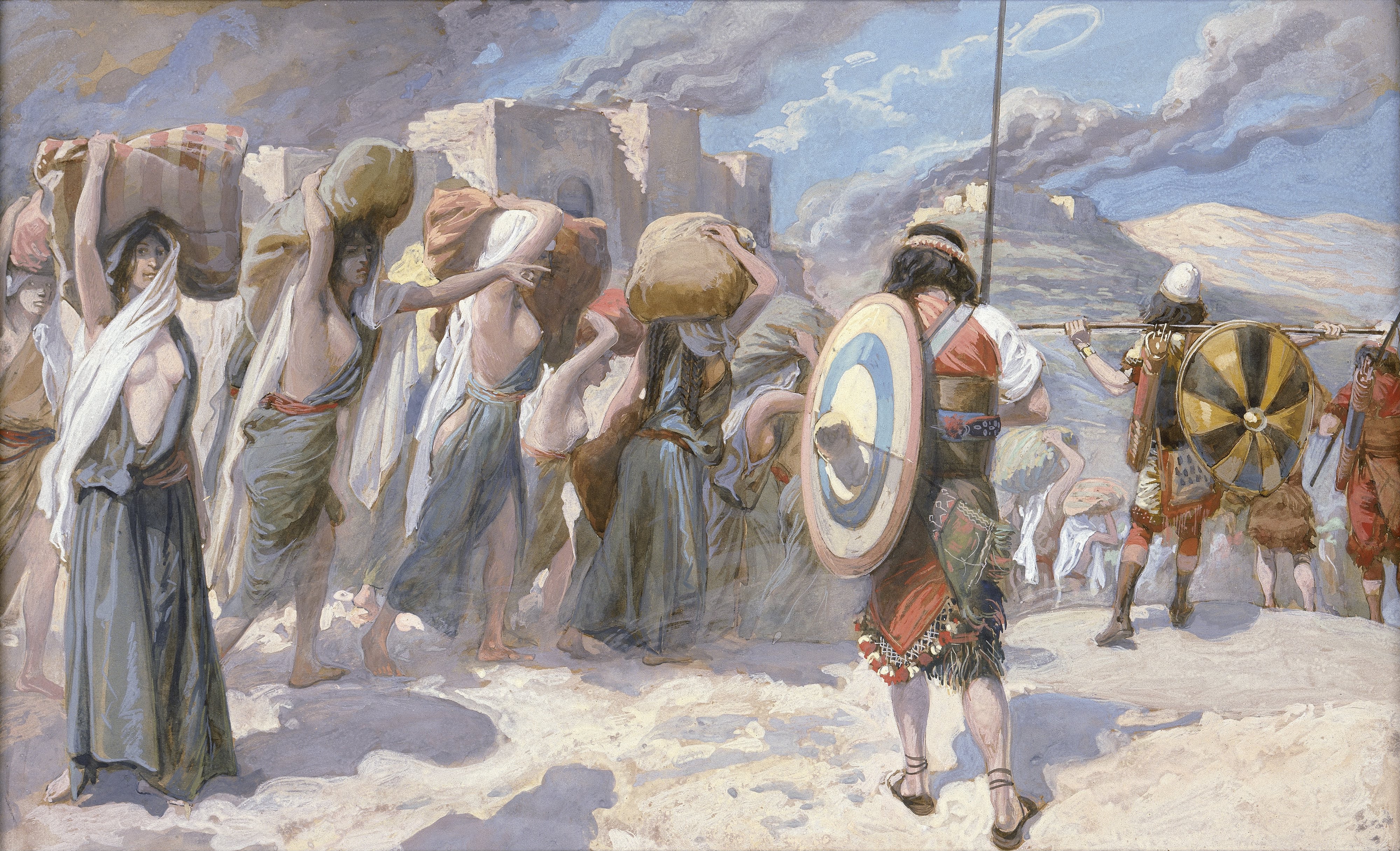 The Women of Midian Led Captive by the Hebrews -