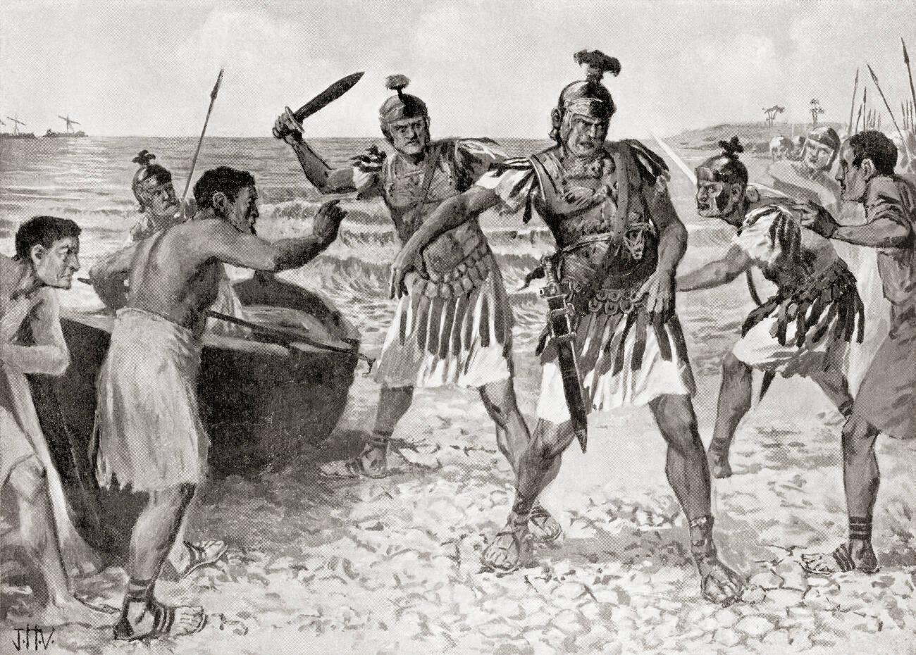The murder of Gnaeus Pompeius Magnus