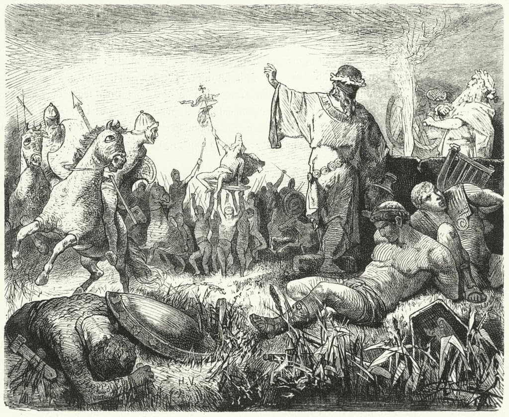 Parthians celebrating victory