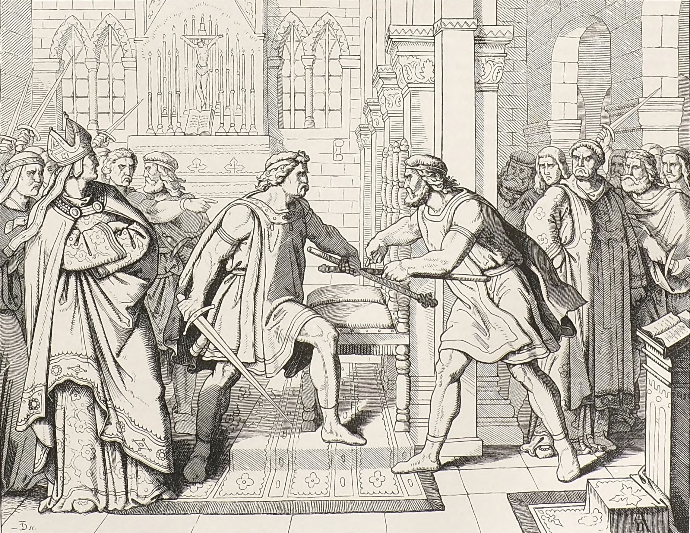 Clerical rank dispute in Goslar