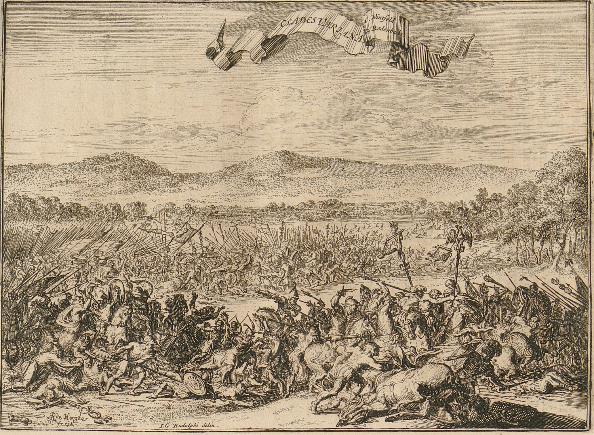 Battle of the Teutoburg Forest in the Monumenta Paderbornensia