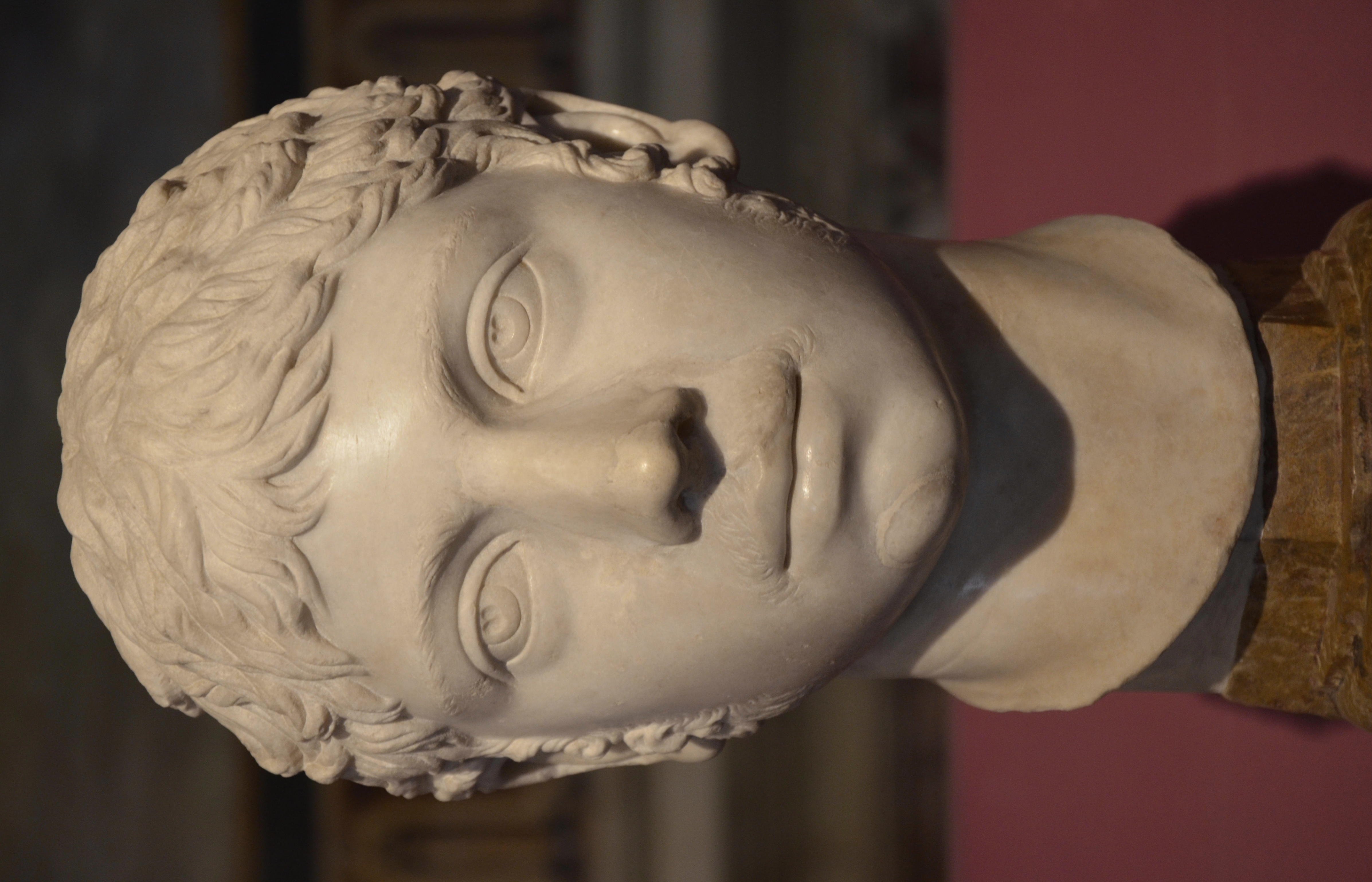 Marble bust of Roman emperor Elagabalus, ca. 221 AD, Capitoline Museums