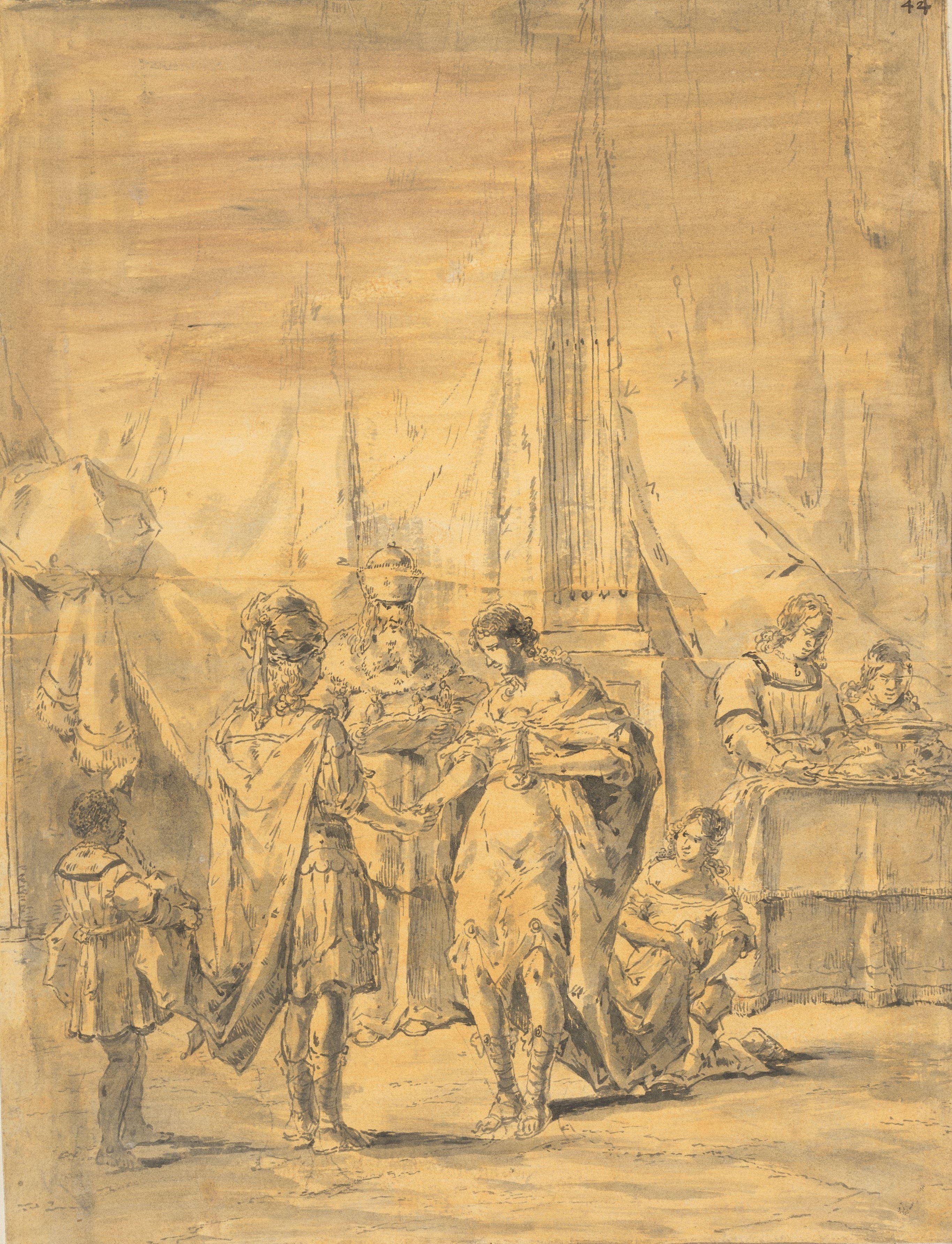 Alexander the Great marries Stateira II at Susa