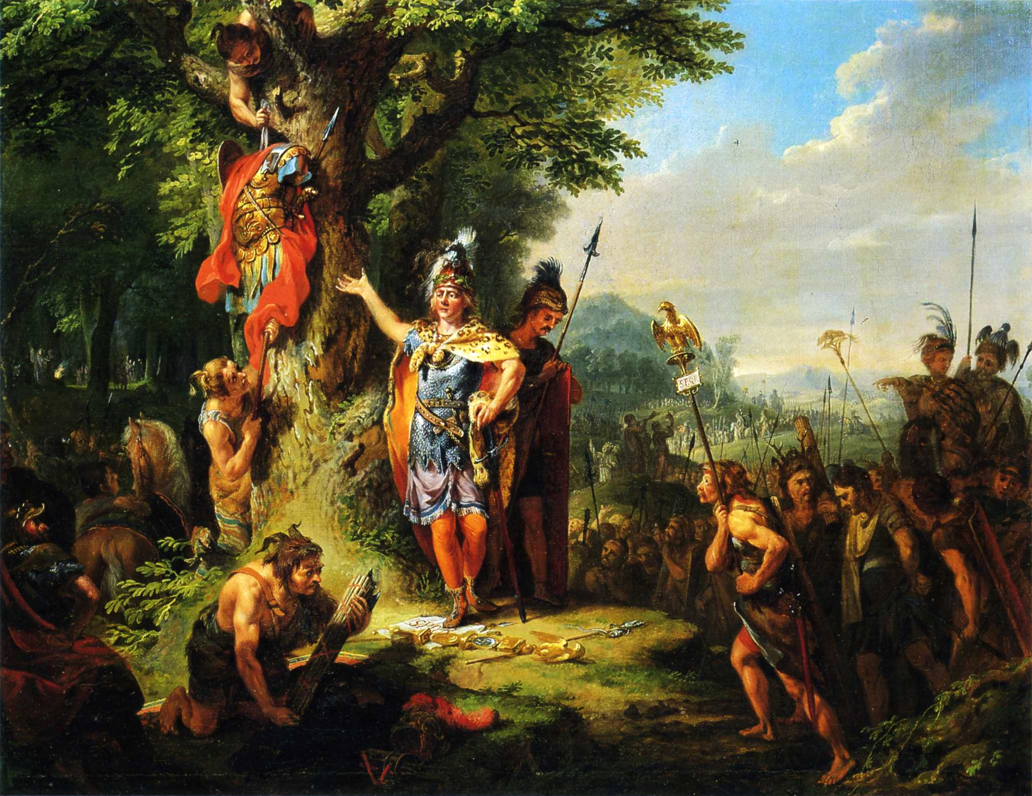 Hermann's triumph after his victory over Varus