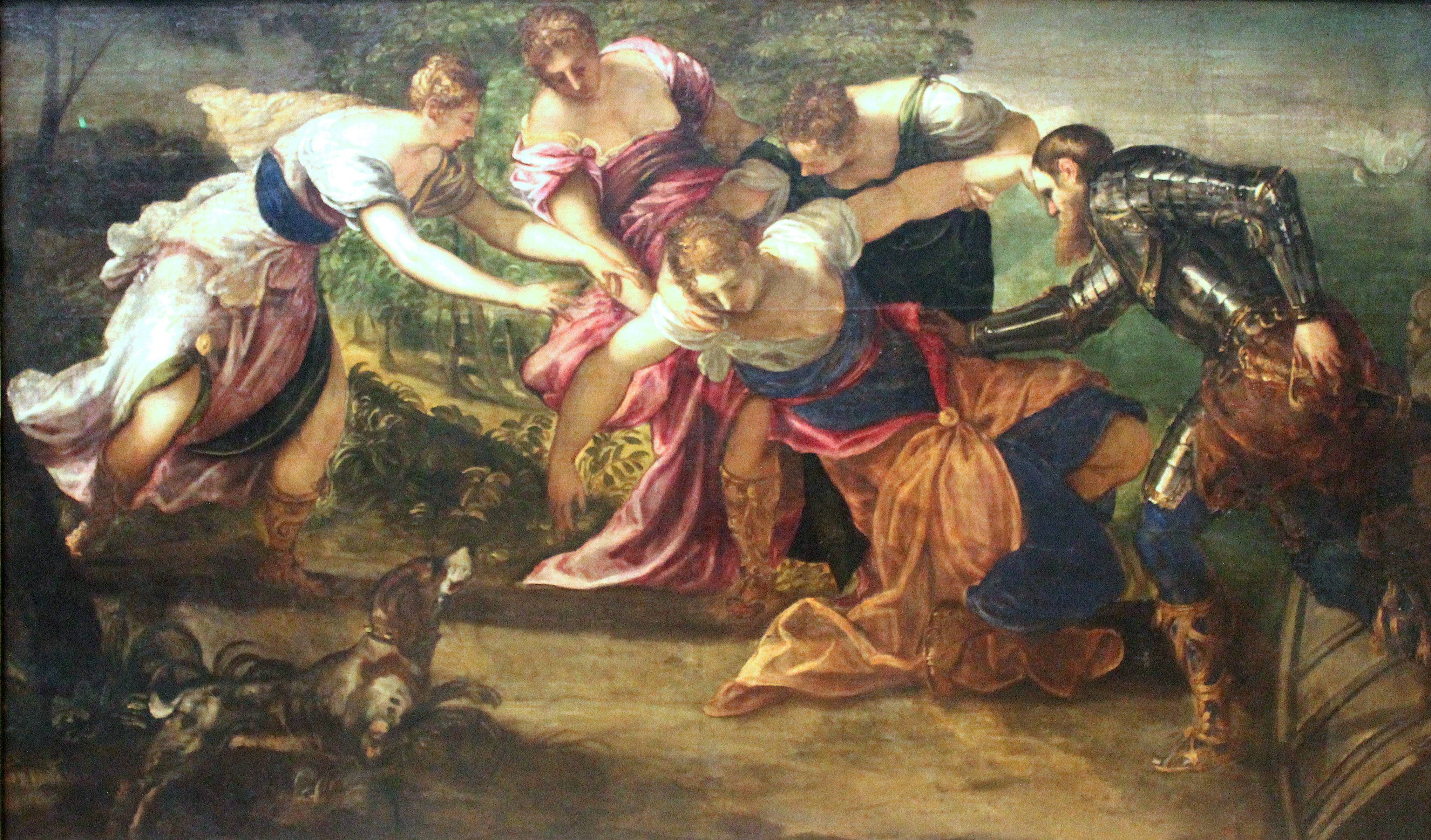 The return of Pompeius after the battle of Pharsalus