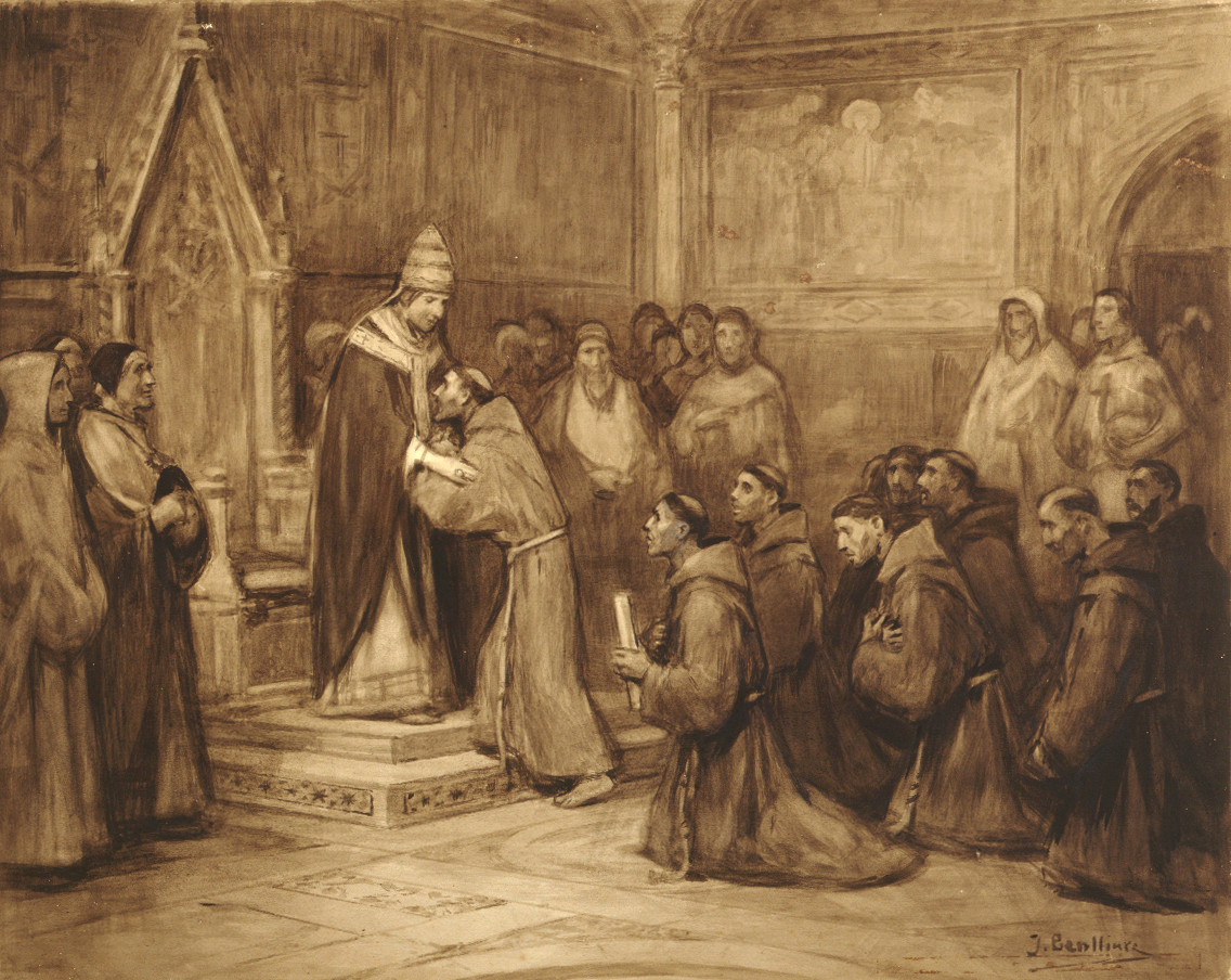 The Pope approves the way of life of Saint Francis and his followers