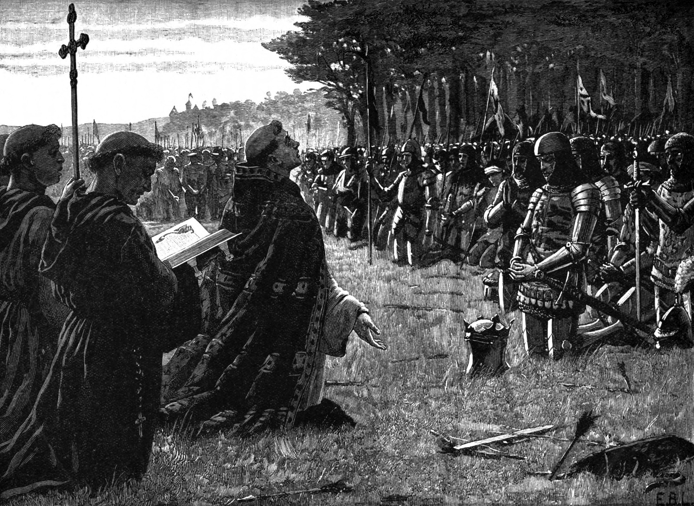 The Thanksgiving Service on the Field of Agincourt