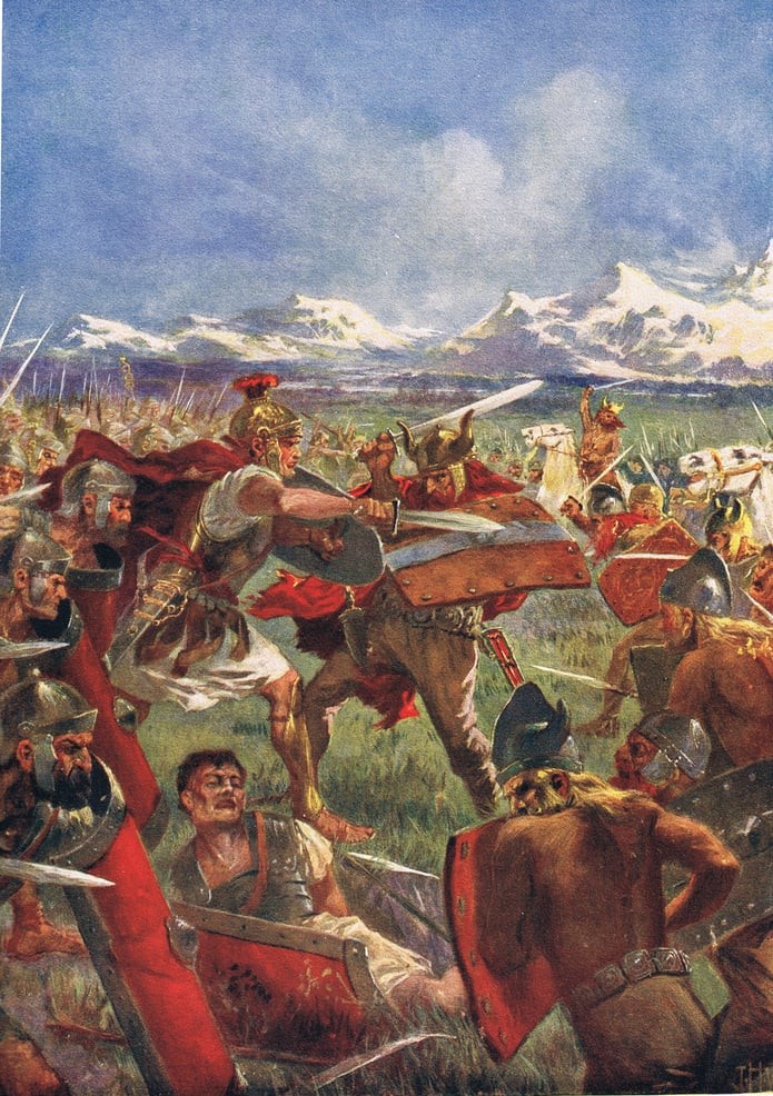Marcellus duel with Virdumarus